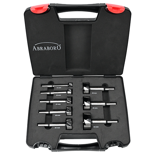 Abraboro 8 részes Forstner fúró készlet (műanyag dobozban) termék fő termékképe
