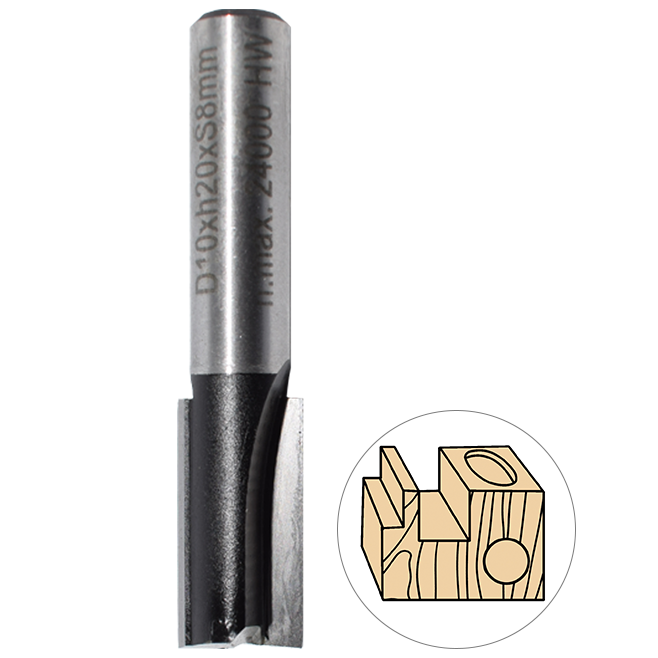 Abraboro 5 x 43 / 12 mm horonymaró kétélű homlokéllel termék fő termékképe