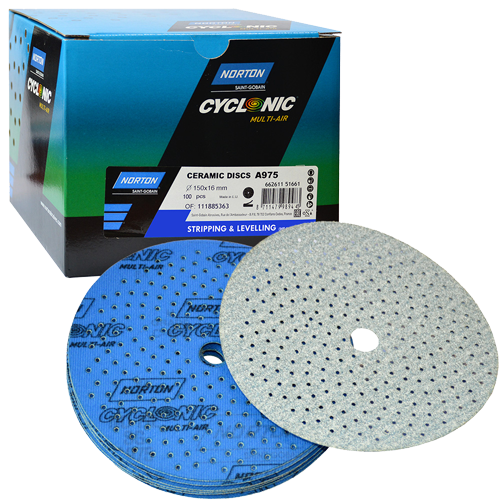 Norton Cyclonic Multi-Air A975 csiszolókorong Ø150 Kék termék fő termékképe