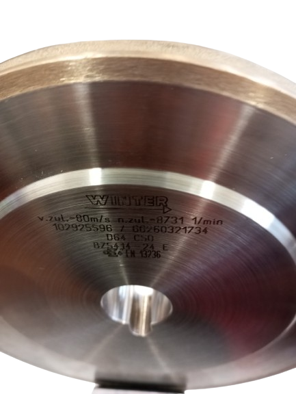 Norton Gyémánt köszörűkorong 14FF6Y Ø175x8x5 mm ASD64 BZ5414 termék fő termékképe