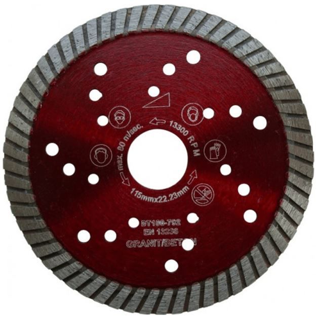 Corax Pro 2677 Turbo Granite gyémánt vágókorong Ø115x22,23 mm termék fő termékképe