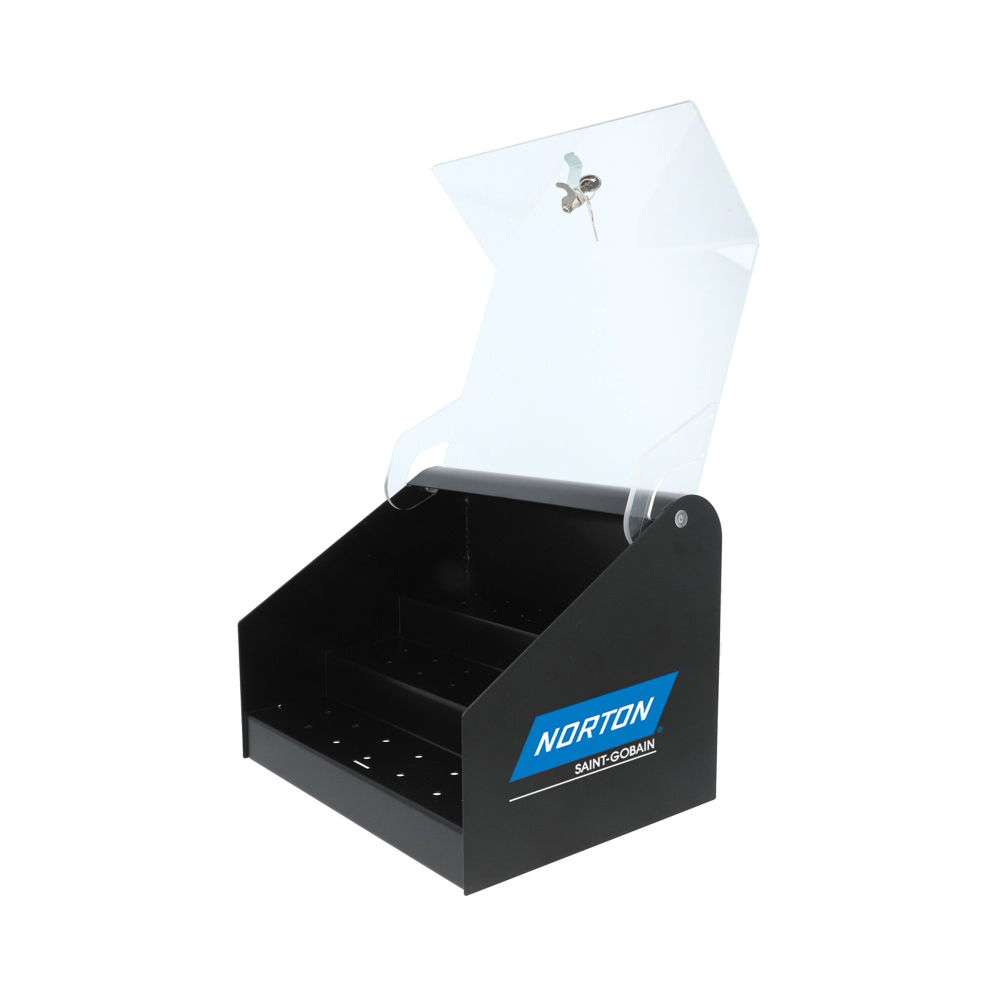 Norton csapos köszörűkorong bemutató állvány termék fő termékképe