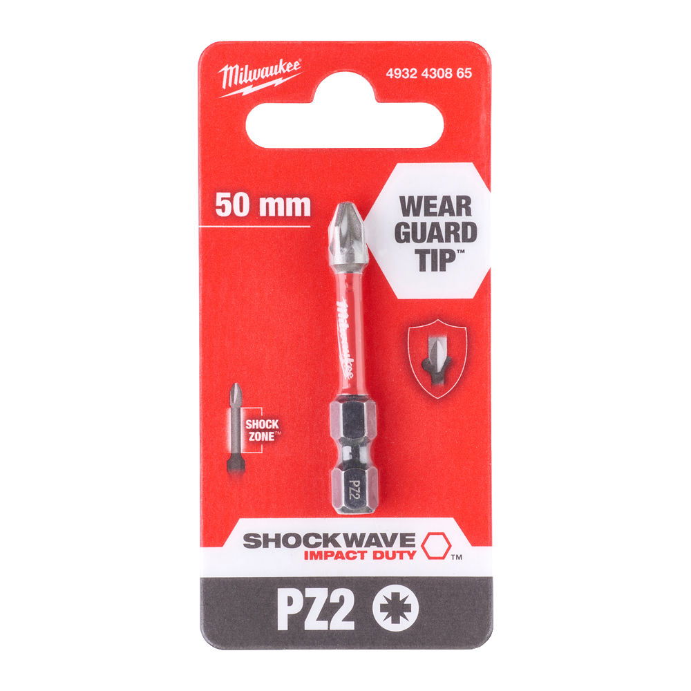 Milwaukee Shockwave Impact Duty™ csavarozó bit PZ 2 50 mm termék fő termékképe