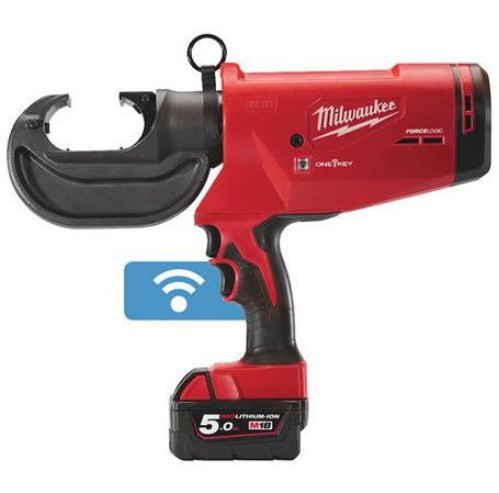 Milwaukee M18 HCCT109/42-522C akkus ONE-KEY™ FORCELOGIC™ szénkefe nélküli hidraulikus kábelkrimpelő (1 x 2.0 Ah és 1 x 5.0 Ah Li-ion akkuval) termék fő termékképe