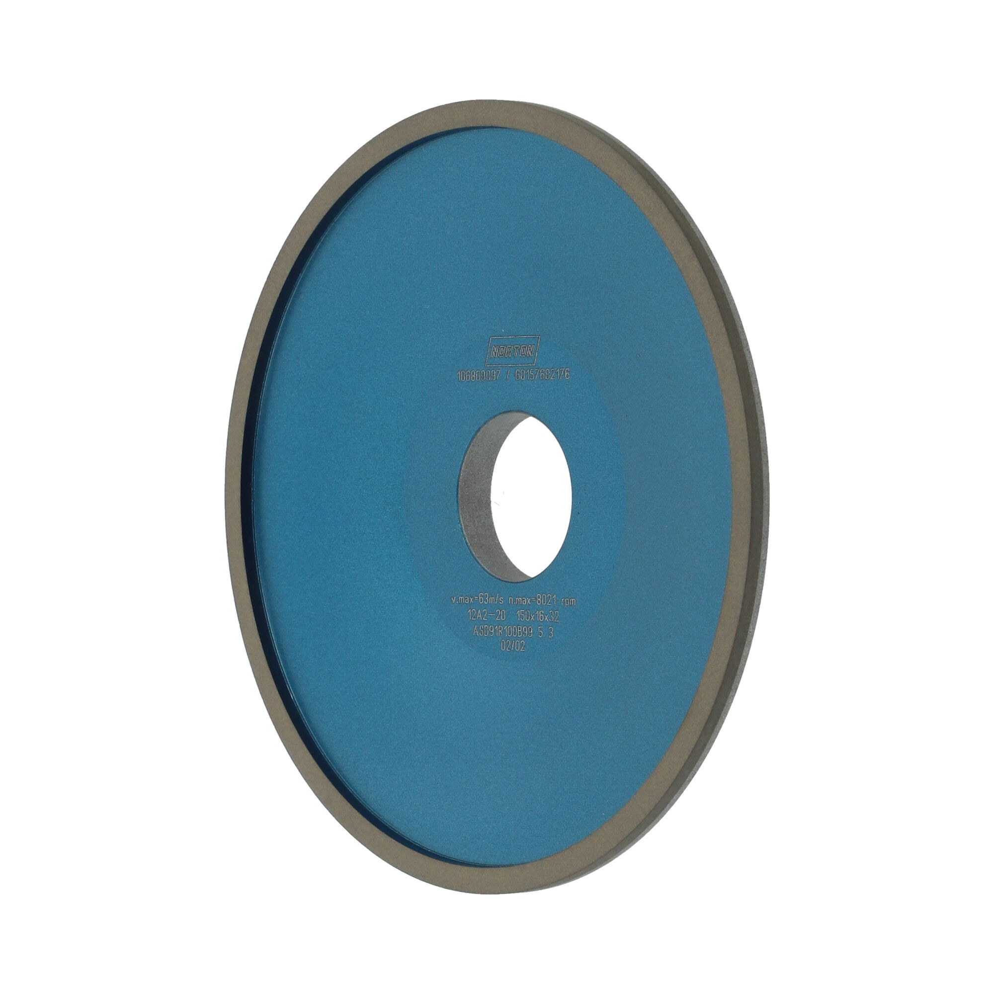 Norton Gyémánt köszörűkorong Ø150x5x3 mm ASD91 R100 B99 termék fő termékképe
