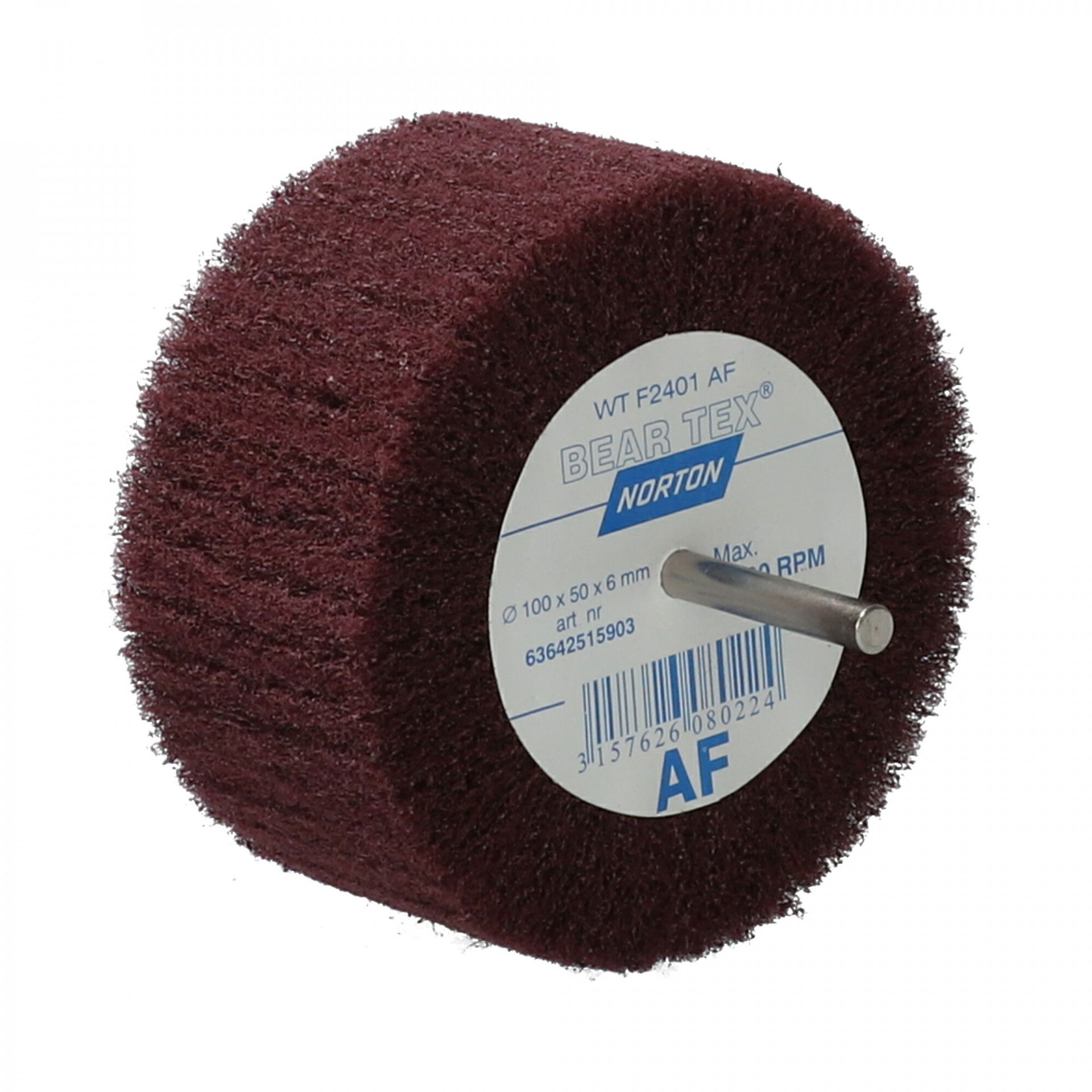 Norton Beartex csapos lamellás csiszolókorong 100x50x6mm Fine A termék fő termékképe