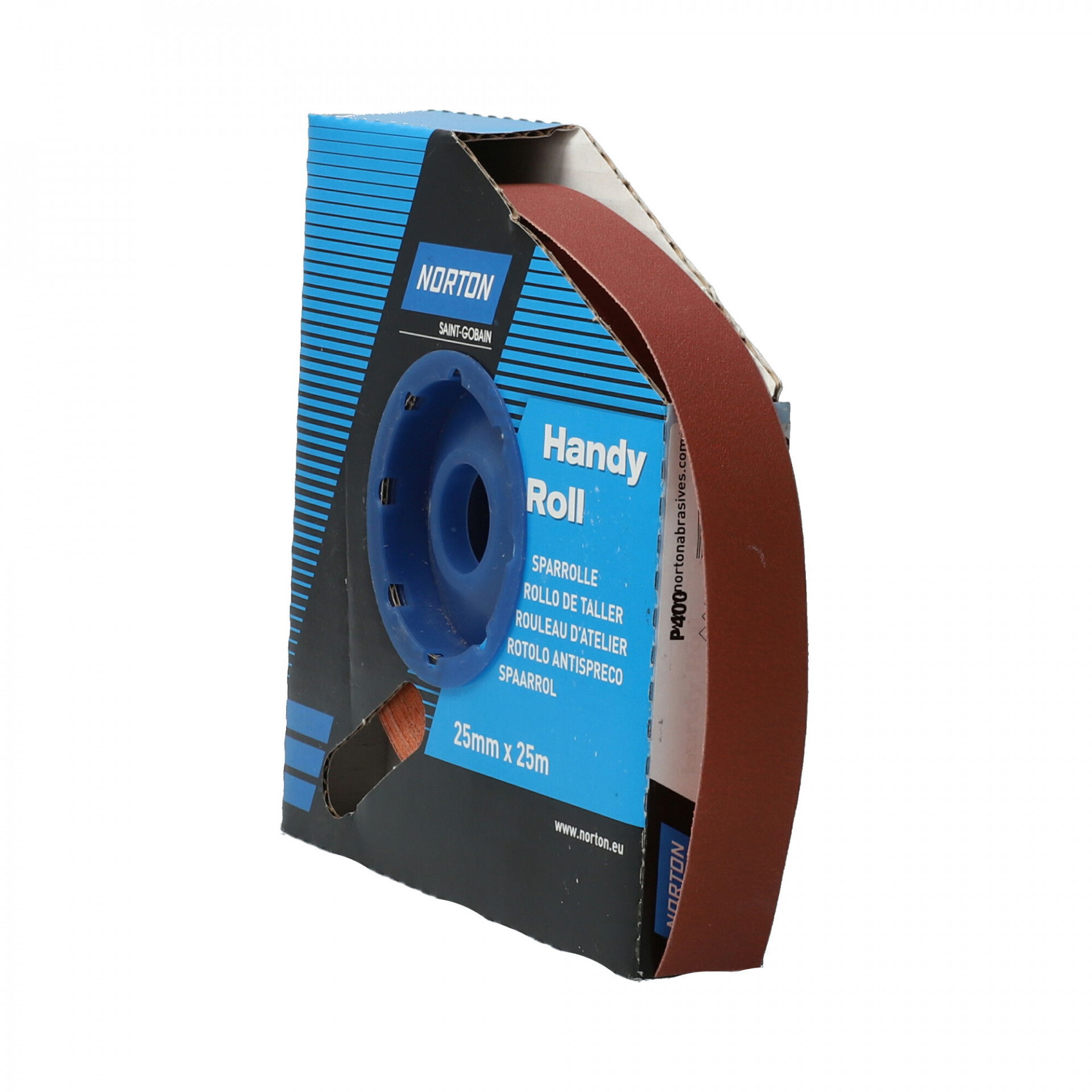 Norton R222 csiszolóvászon műhelytekercs 25mmx25m P400 termék fő termékképe