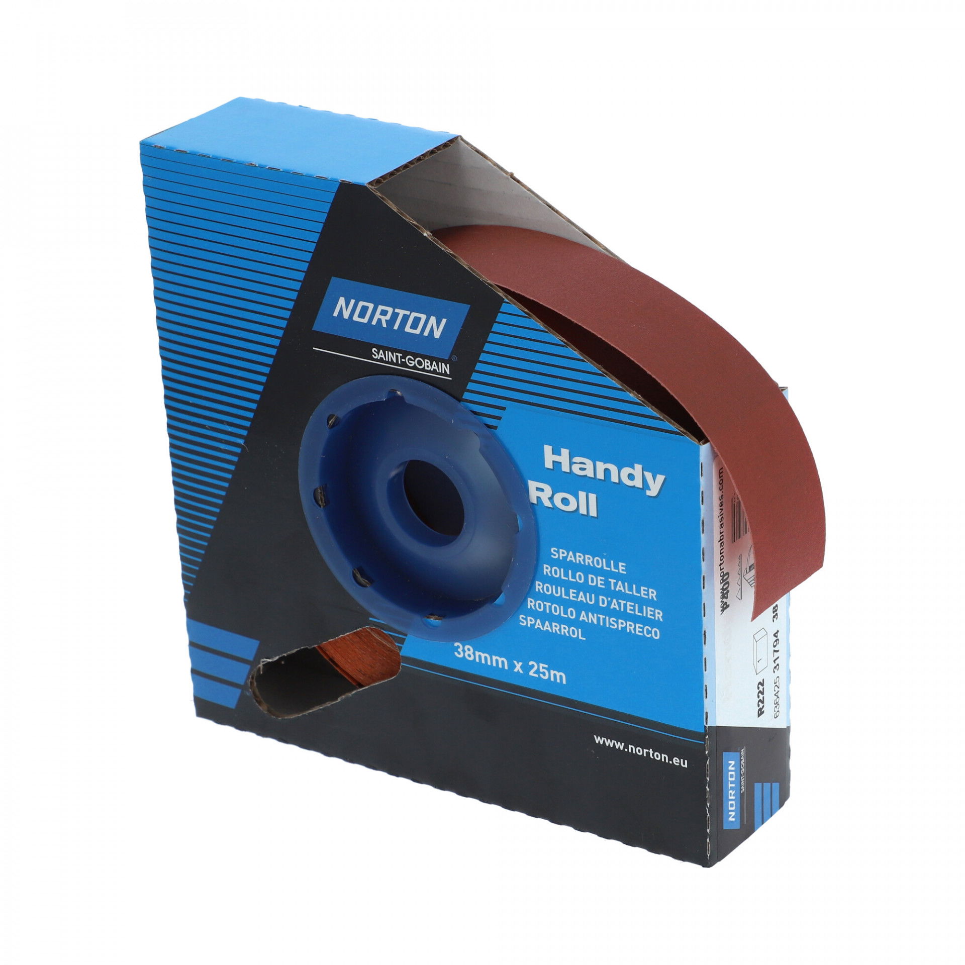 Norton R222 csiszolóvászon műhelytekercs 38mmx25m P400 termék fő termékképe