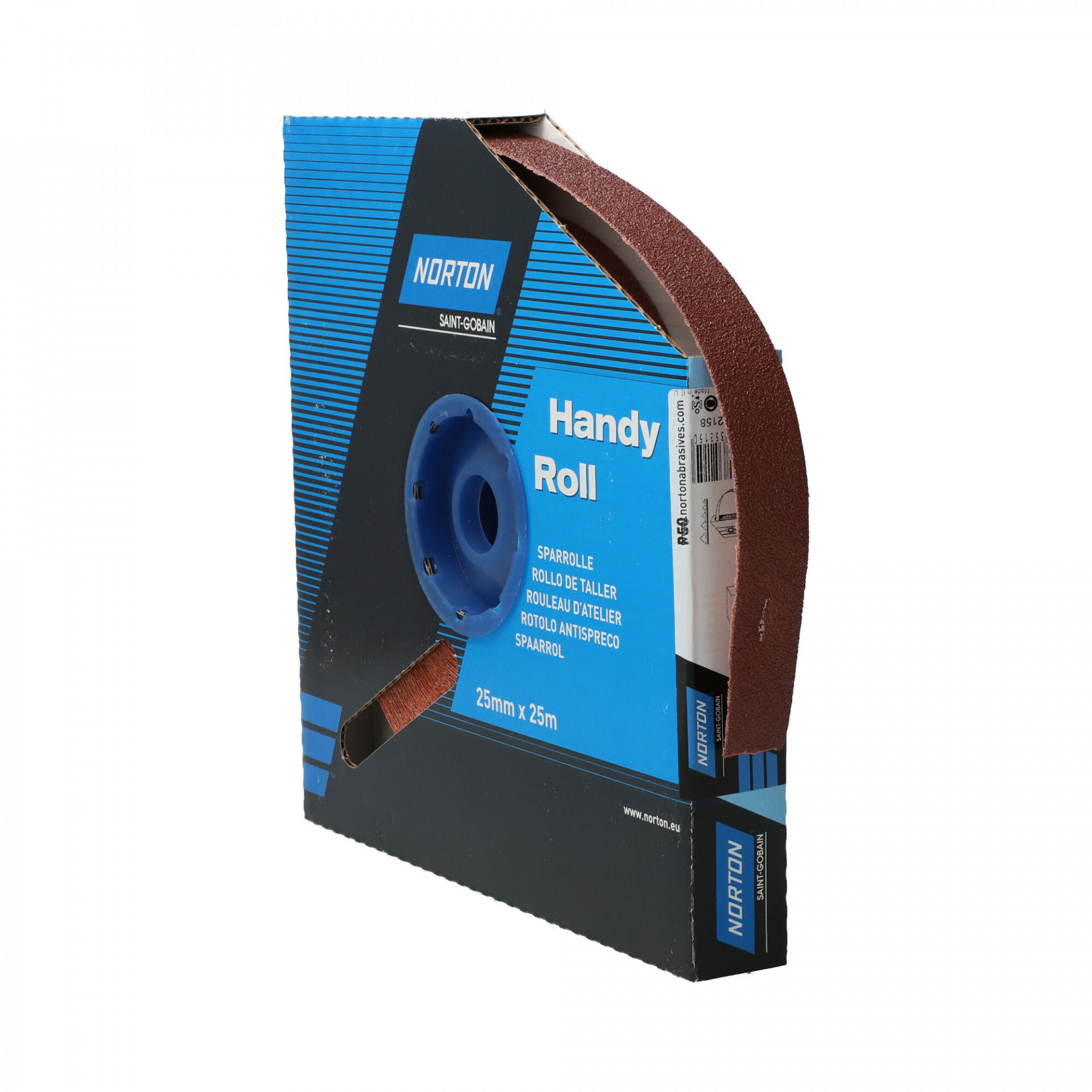 Norton R222 csiszolóvászon műhelytekercs 25mmx25m P50 termék fő termékképe
