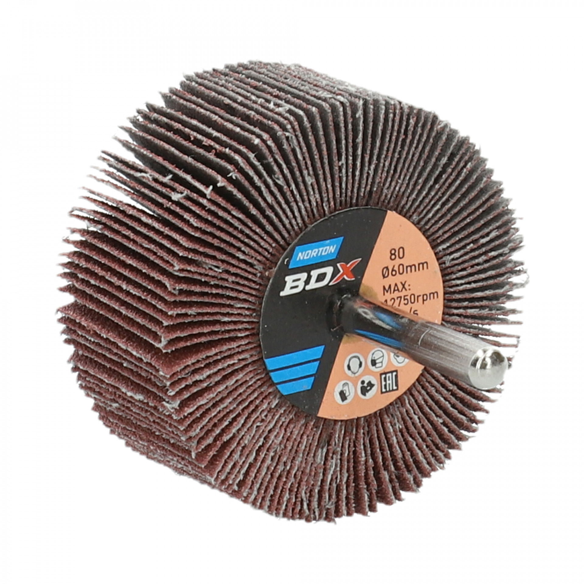 Norton BDX R207Plus csapos lamellás csiszolókorong Ø60x30x6mm P80 termék fő termékképe