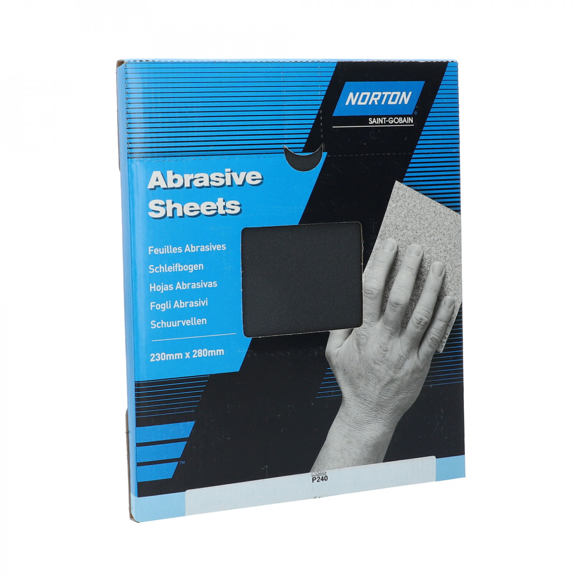 Norton T489 vízálló csiszolópapír 230x280mm P240, 50 db/csomag termék fő termékképe