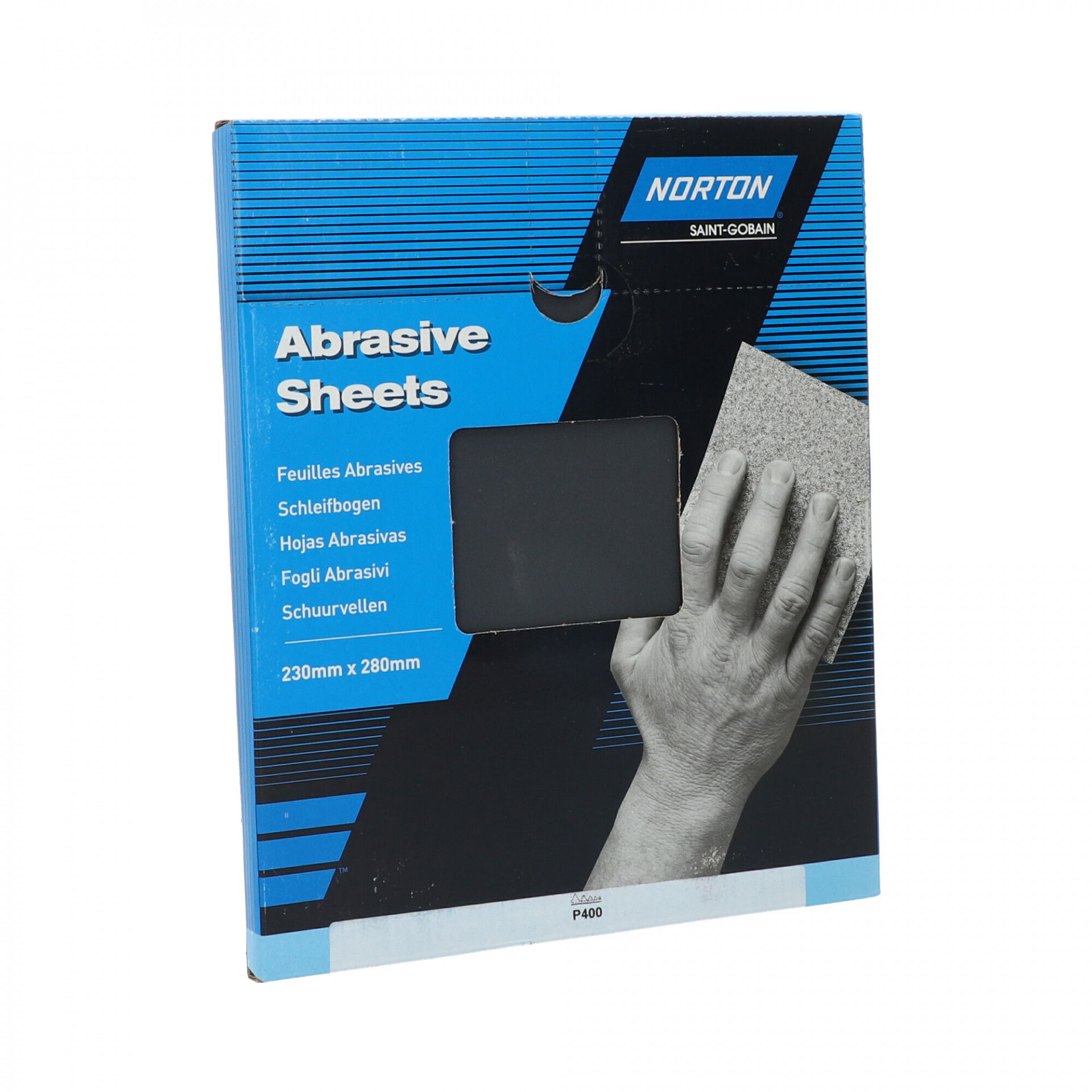 Norton T489 vízálló csiszolópapír 230x280mm P400, 50 db/csomag termék fő termékképe