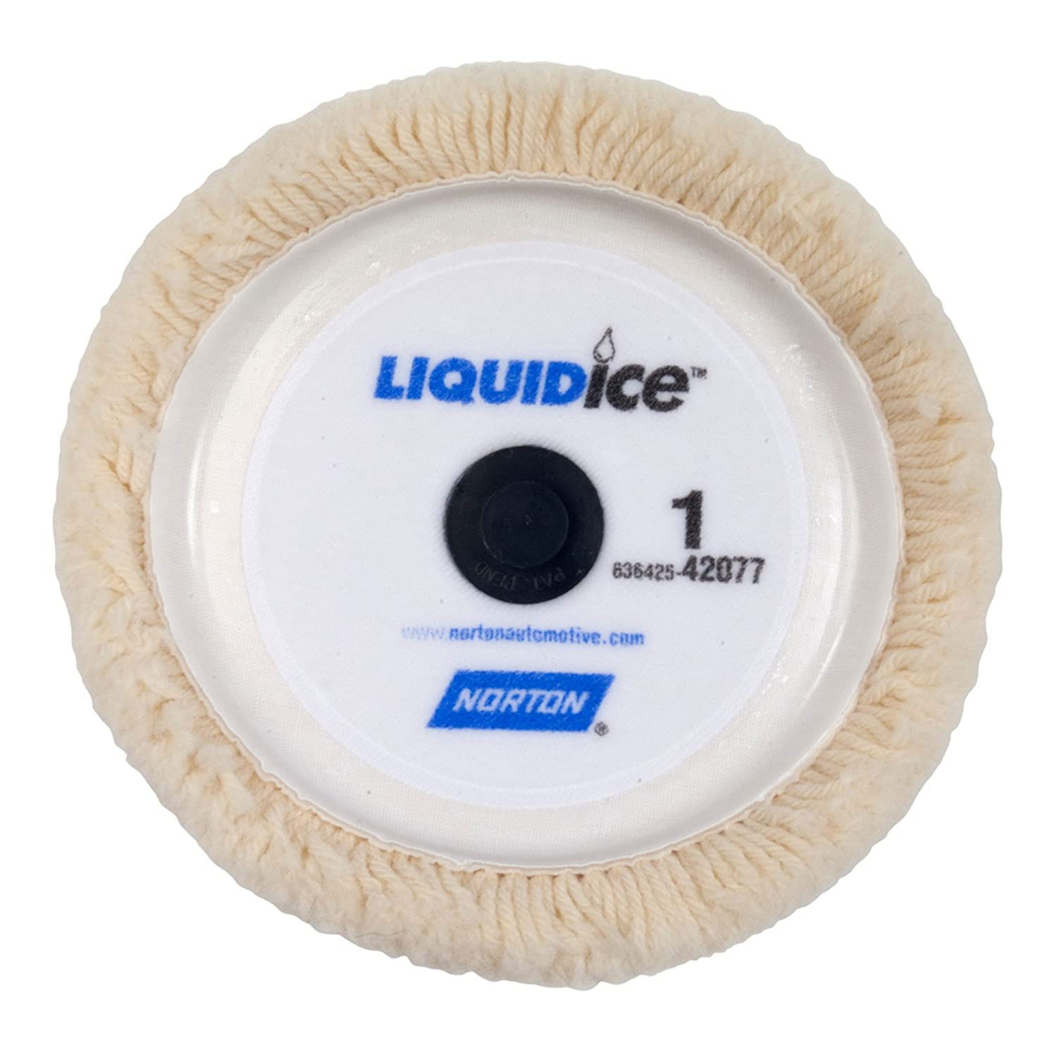 Norton Liquid Ice® báránygyapjú polírozó korong Ø8" 1. lépés, 6 db/csomag termék fő termékképe