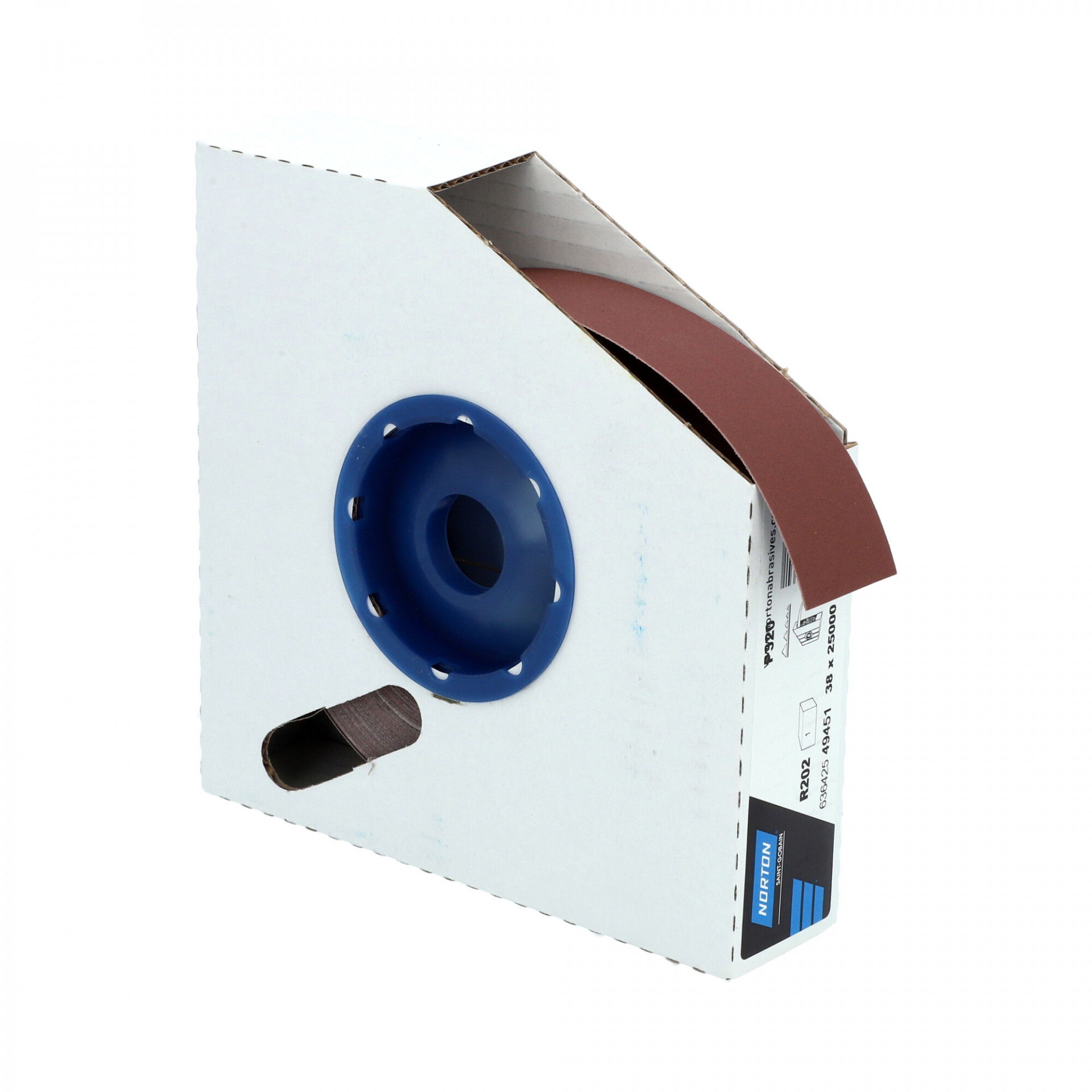 Norton R202 csiszolóvászon műhelytekercs 38mmx25m P320 termék fő termékképe