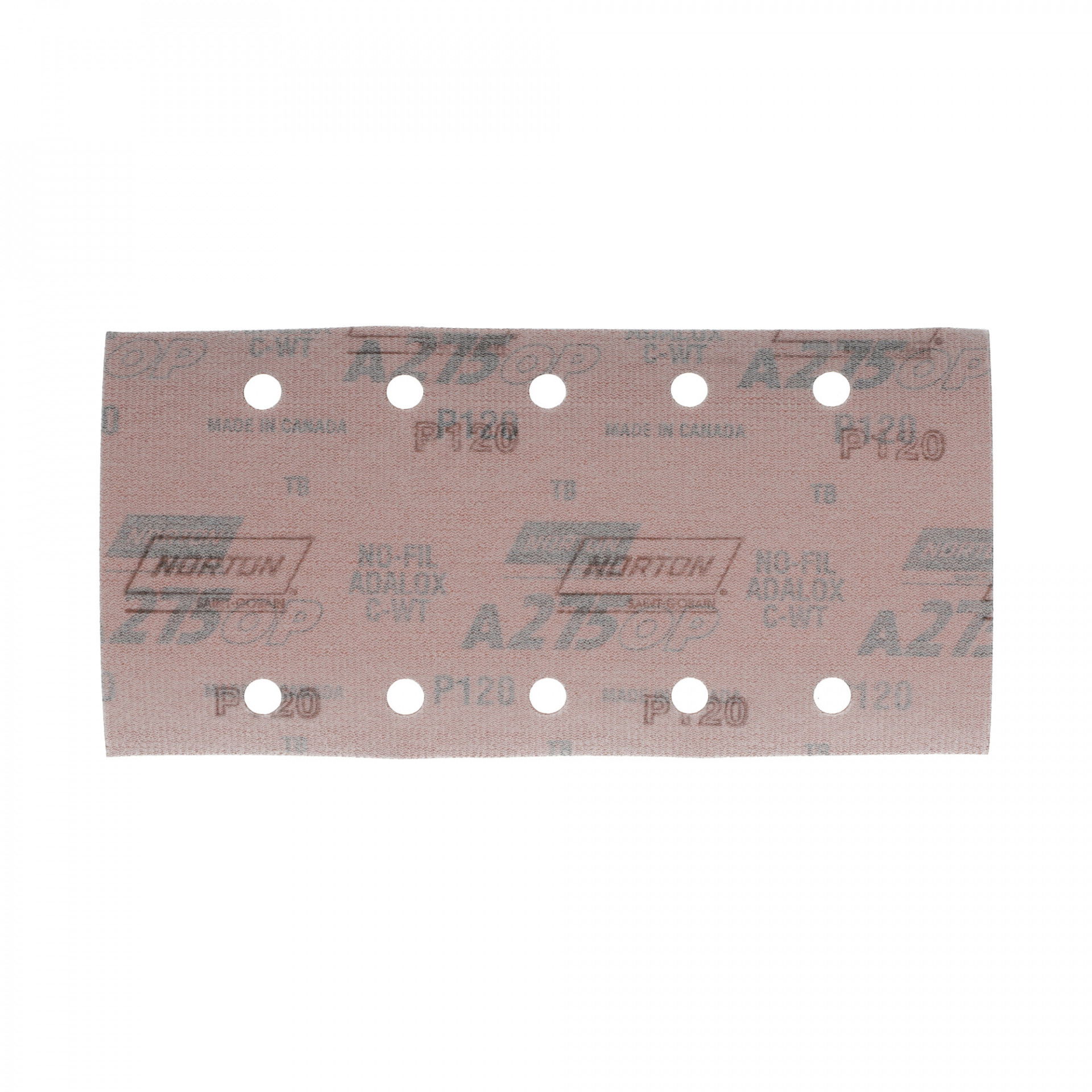 Norton Pro A275 csiszolóív 115x230 mm P120, 100 db/csomag termék fő termékképe