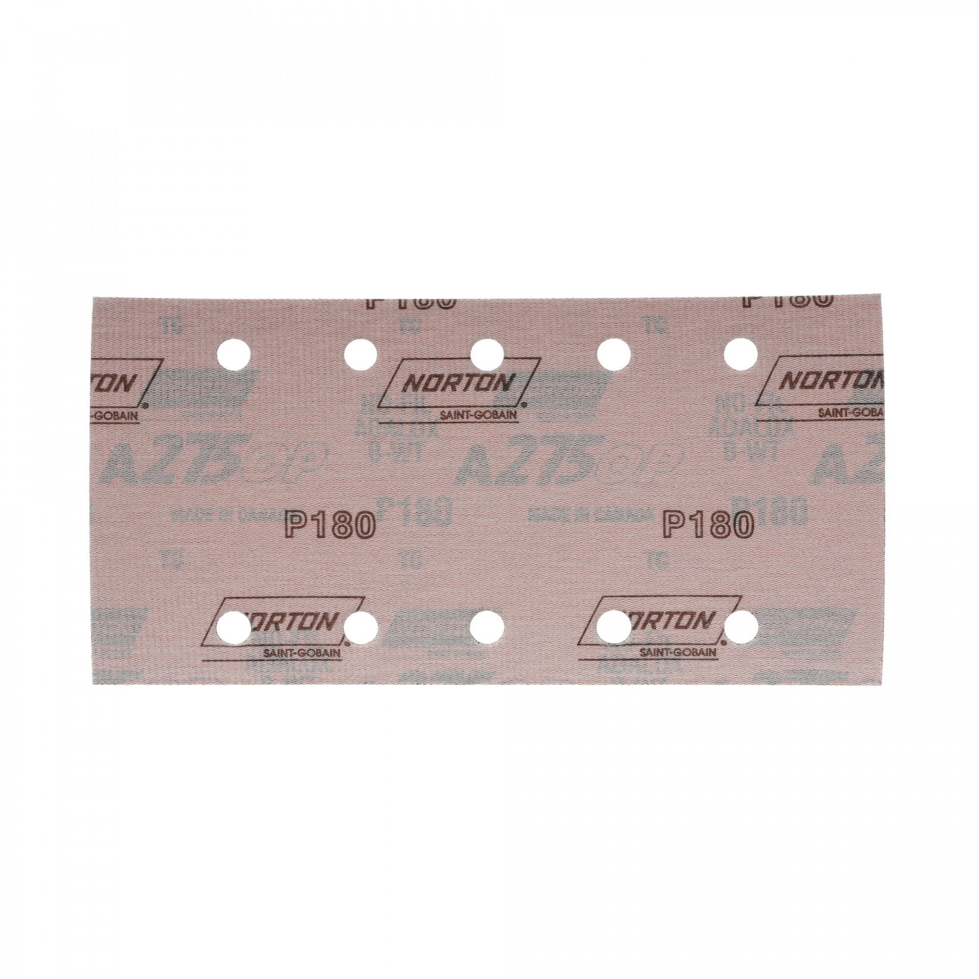 Norton Pro A275 csiszolóív 115x230 mm P180, 100 db/csomag termék fő termékképe