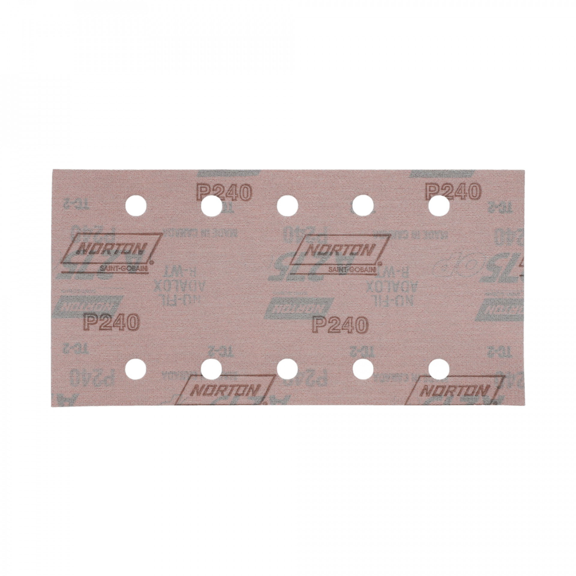 Norton Pro A275 csiszolóív 115x230 mm P240, 100 db/csomag termék fő termékképe