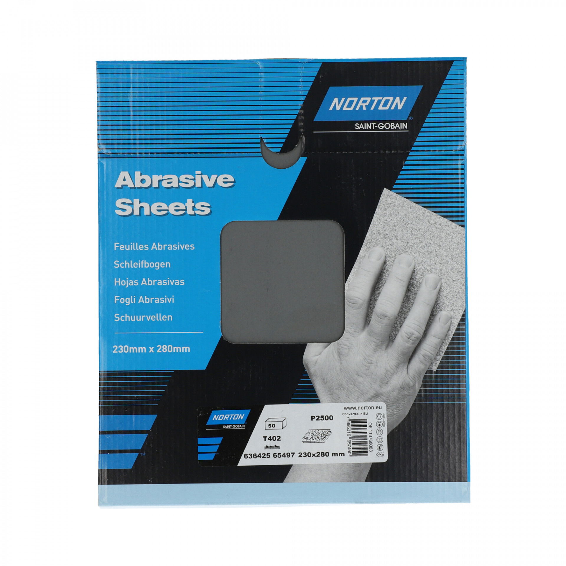 Norton Black Ice T417 vízálló csiszolópapír 230x280mm P2500 termék fő termékképe