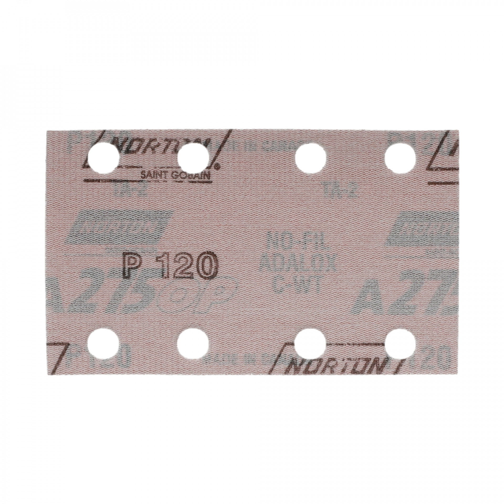 Norton Pro A275 csiszolóív 80x133 mm P120,100 db/csomag termék fő termékképe