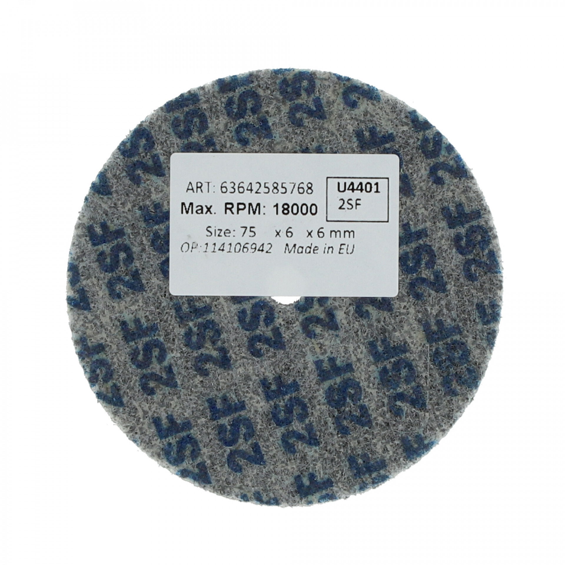 Norton Rapid Blend Nex furatos tisztítótárcsa Ø75x6x6 mm 2SF, 10 db/csomag termék fő termékképe