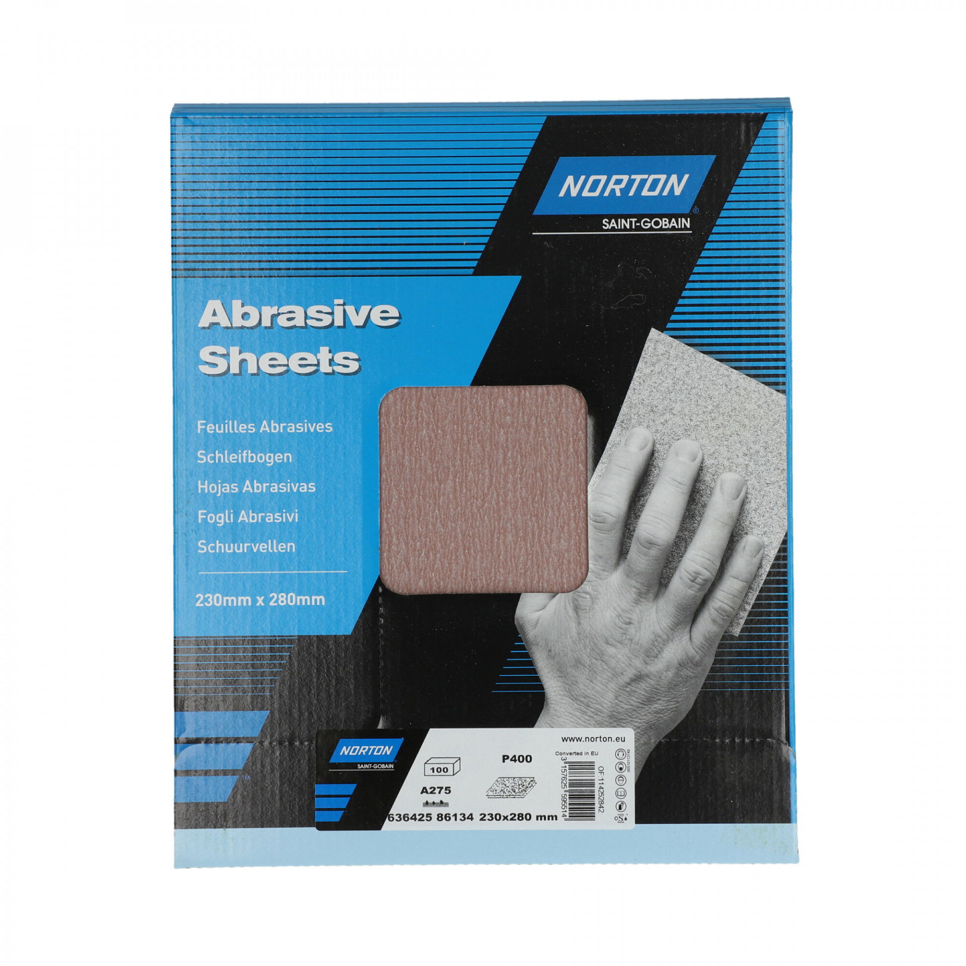 Norton Pro A275 No-Fil® csiszolópapír 230x280mm P400 termék fő termékképe