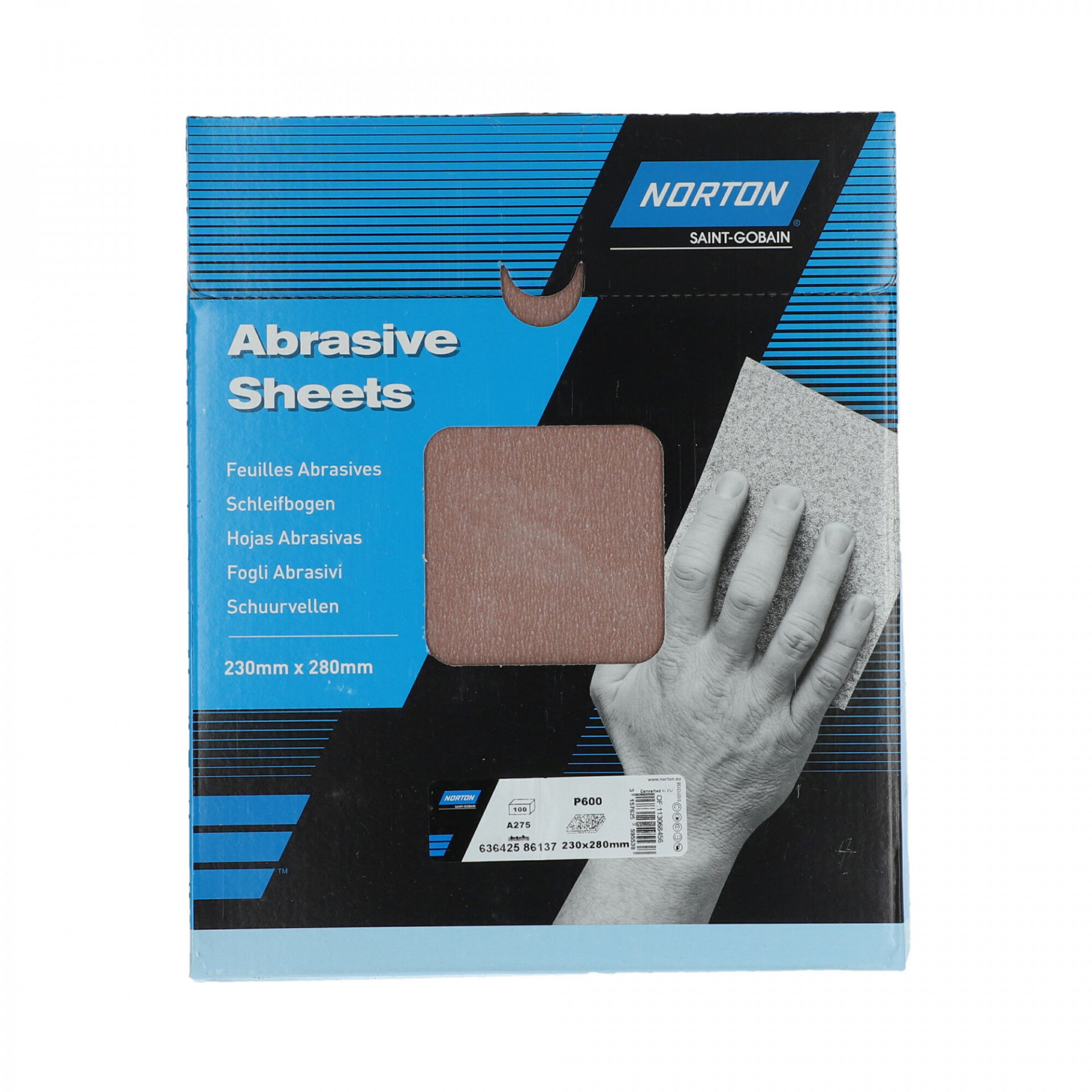 Norton Pro A275 No-Fil® csiszolópapír 230x280mm P600 termék fő termékképe