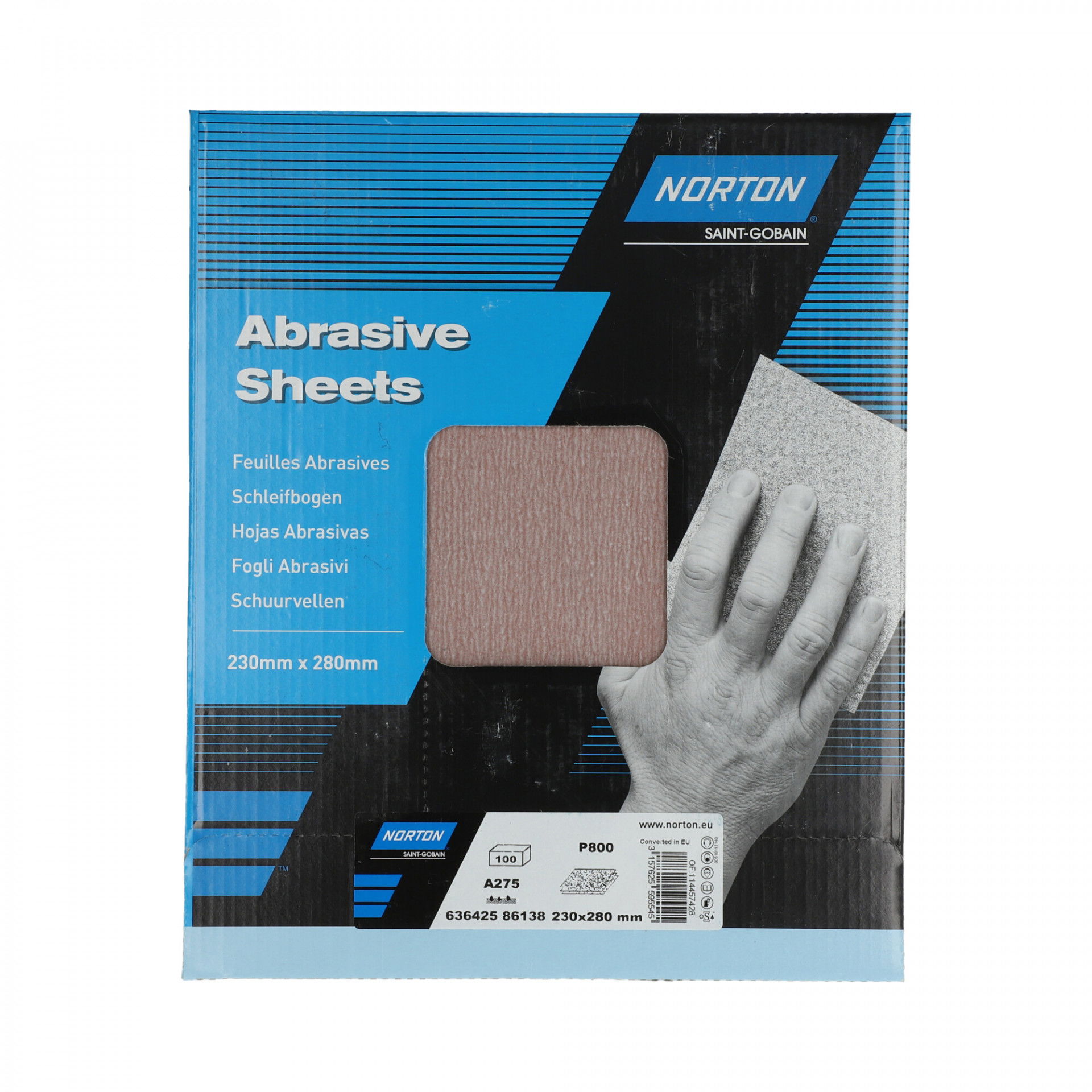 Norton Pro A275 No-Fil® csiszolópapír 230x280mm P800 termék fő termékképe