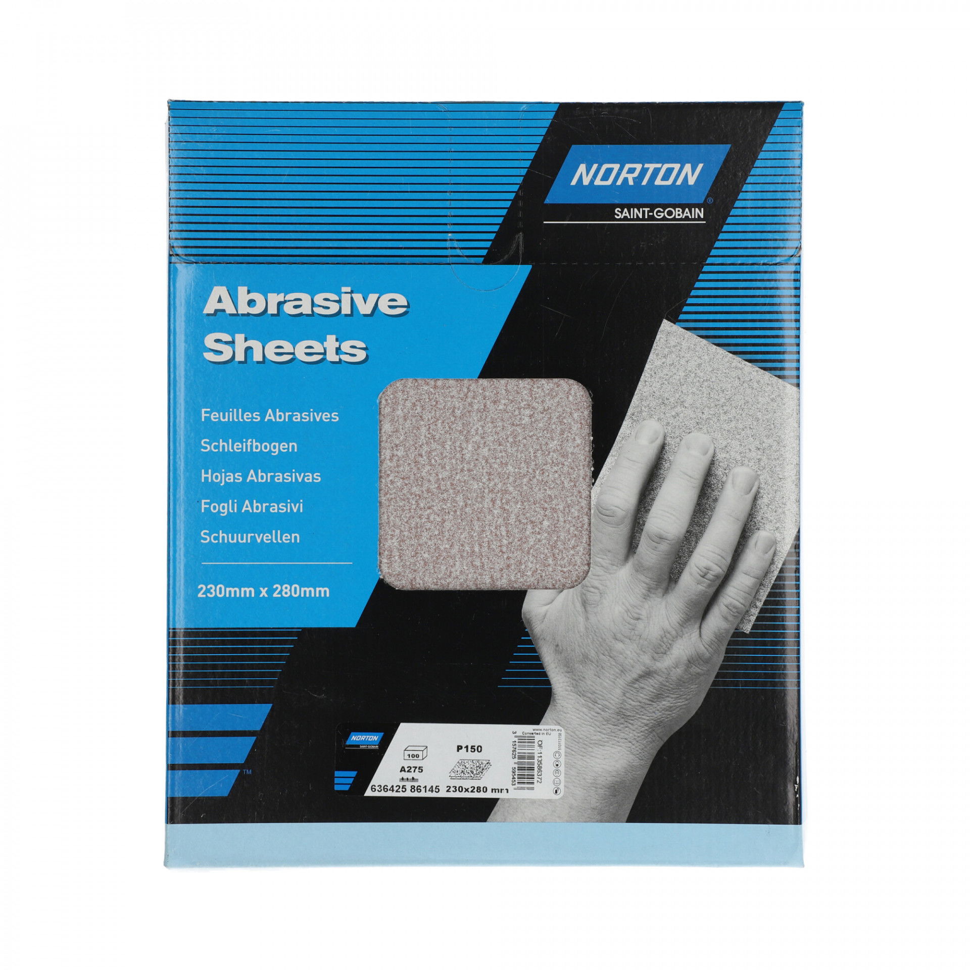 Norton Pro A275 No-Fil® csiszolópapír 230x280mm P150 termék fő termékképe