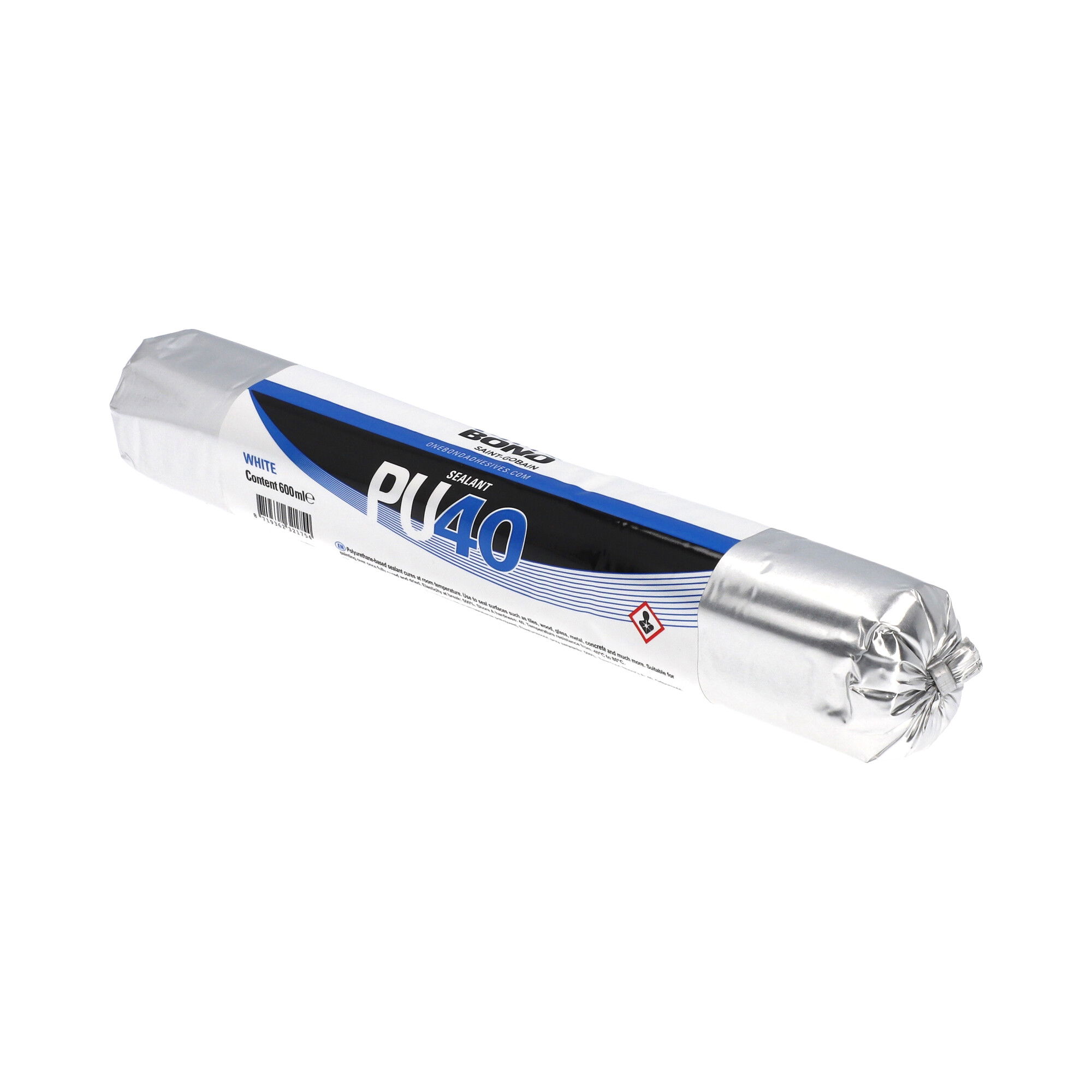 OneBond PU 40 Sealant Soft-Pack White poliuretán tömítőanyag lágy-palack fehér 600ml, 12 db/csomag termék fő termékképe