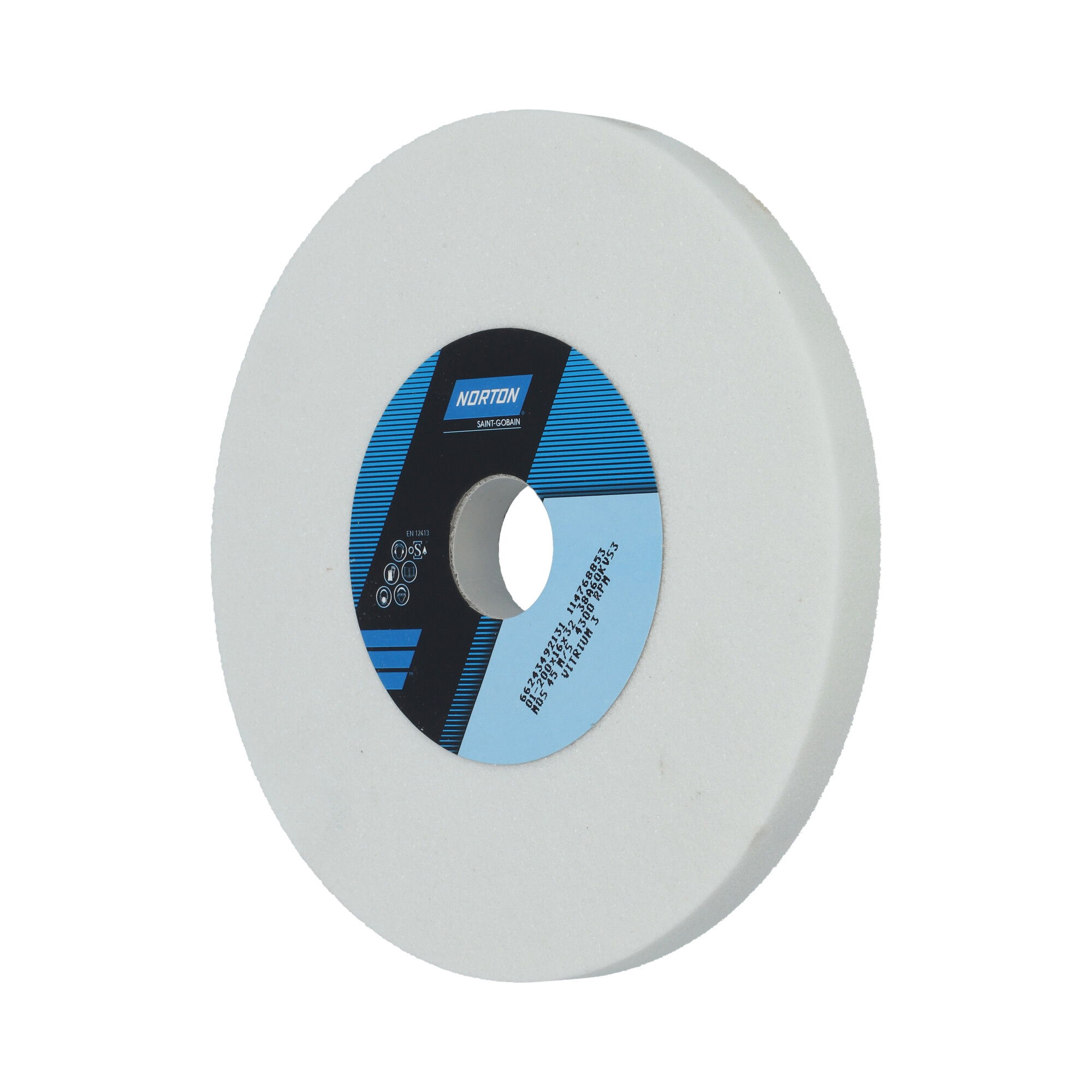 Norton Egyenes köszörűkorong Ø200x16x32 mm 38A 120 J VS termék fő termékképe