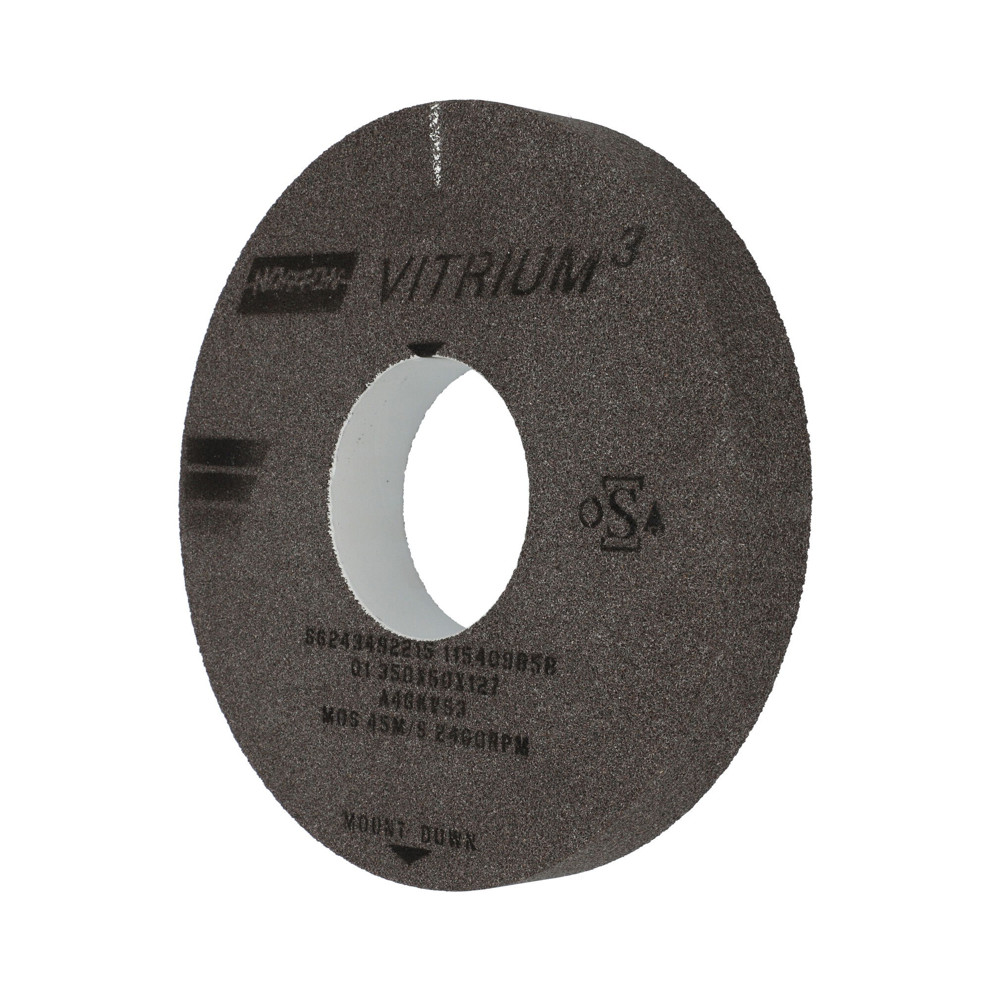 Norton Egyenes köszörűkorong Ø350x50x127 mm 10C 60 K VK termék fő termékképe