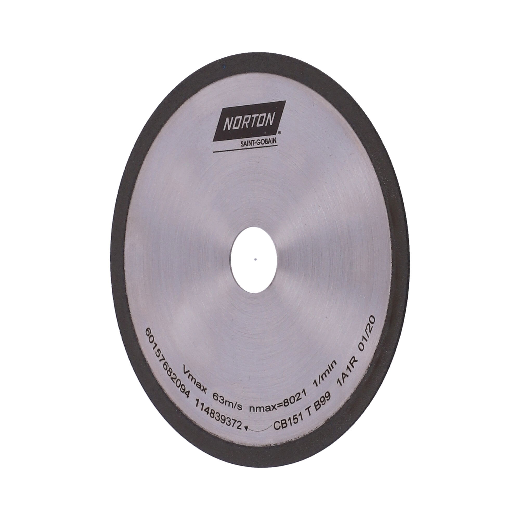 Norton CBN köszörűkorong Ø125x1x5 mm CBN151 T B99 termék fő termékképe