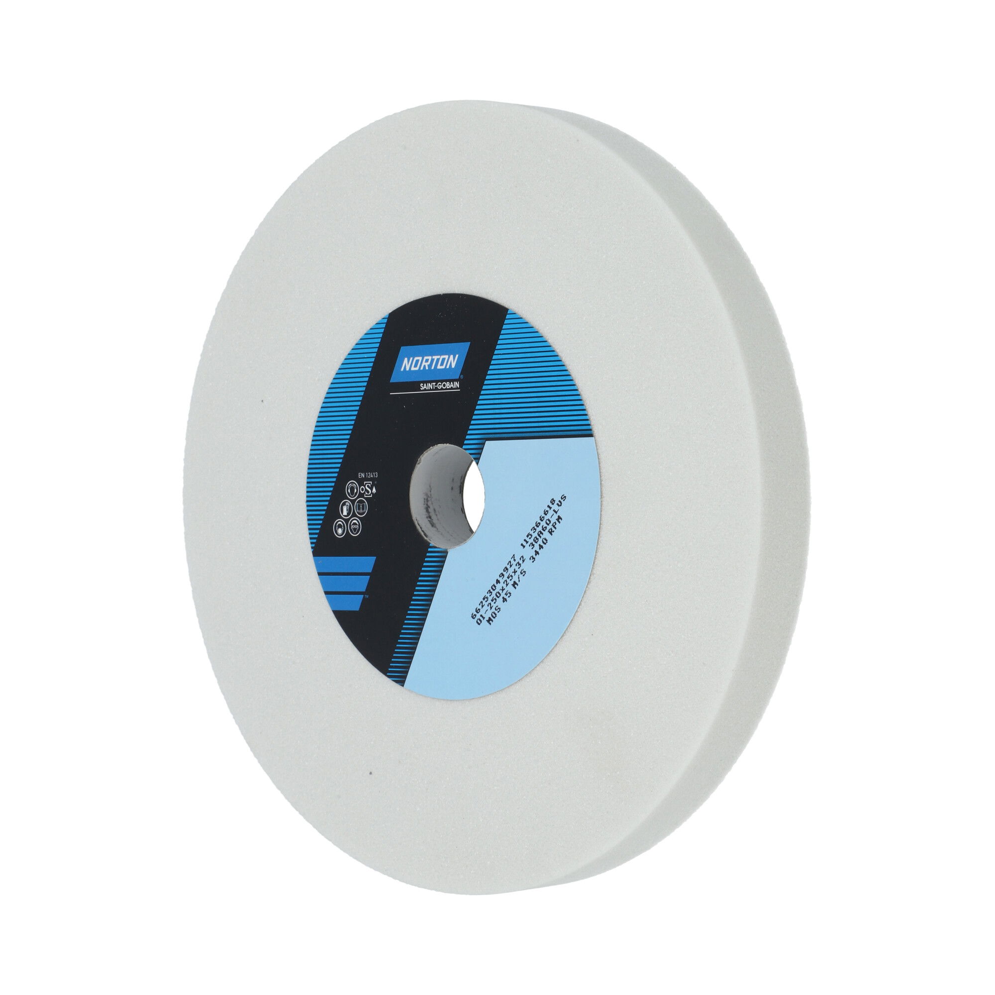 Norton Egyenes köszörűkorong Ø250x25x32 mm 38A 60 L5 VS termék fő termékképe