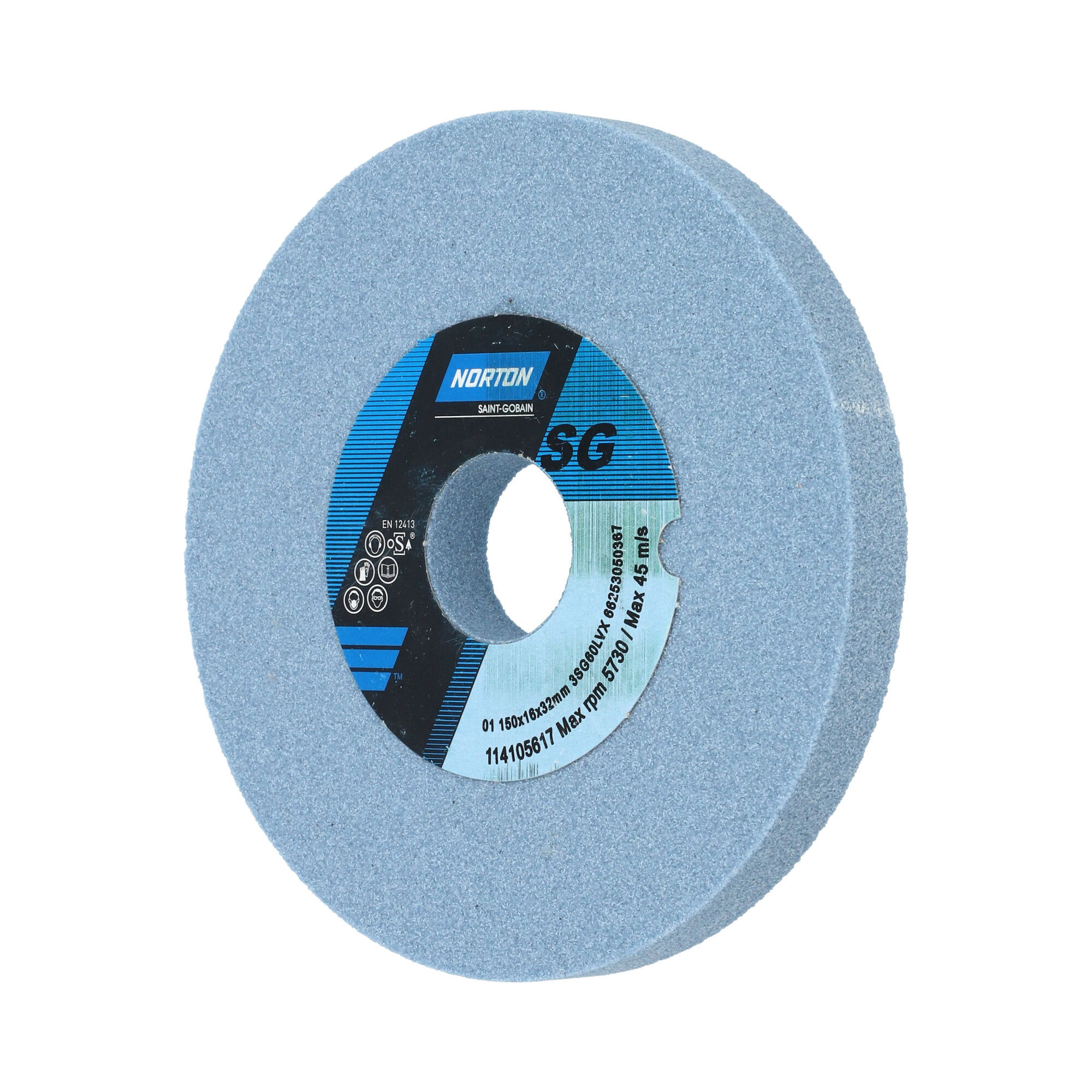 Norton Egyenes köszörűkorong Ø150x16x32 mm 3SG 60 L VX, 2 db/csomag termék fő termékképe