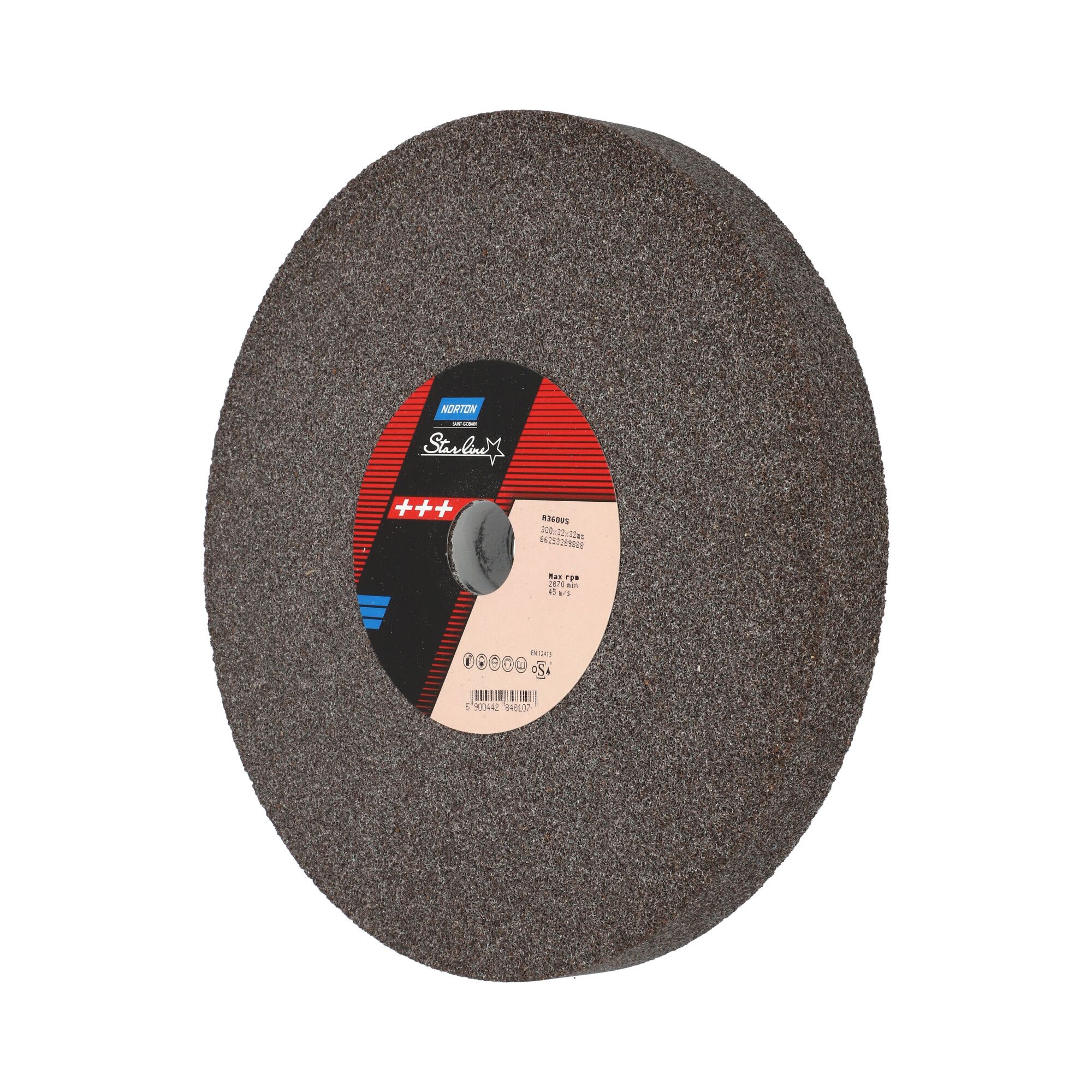 Norton Starline Alumínium-oxid köszörűkorong Ø300x40x31,75 mm A 36 O VS termék fő termékképe