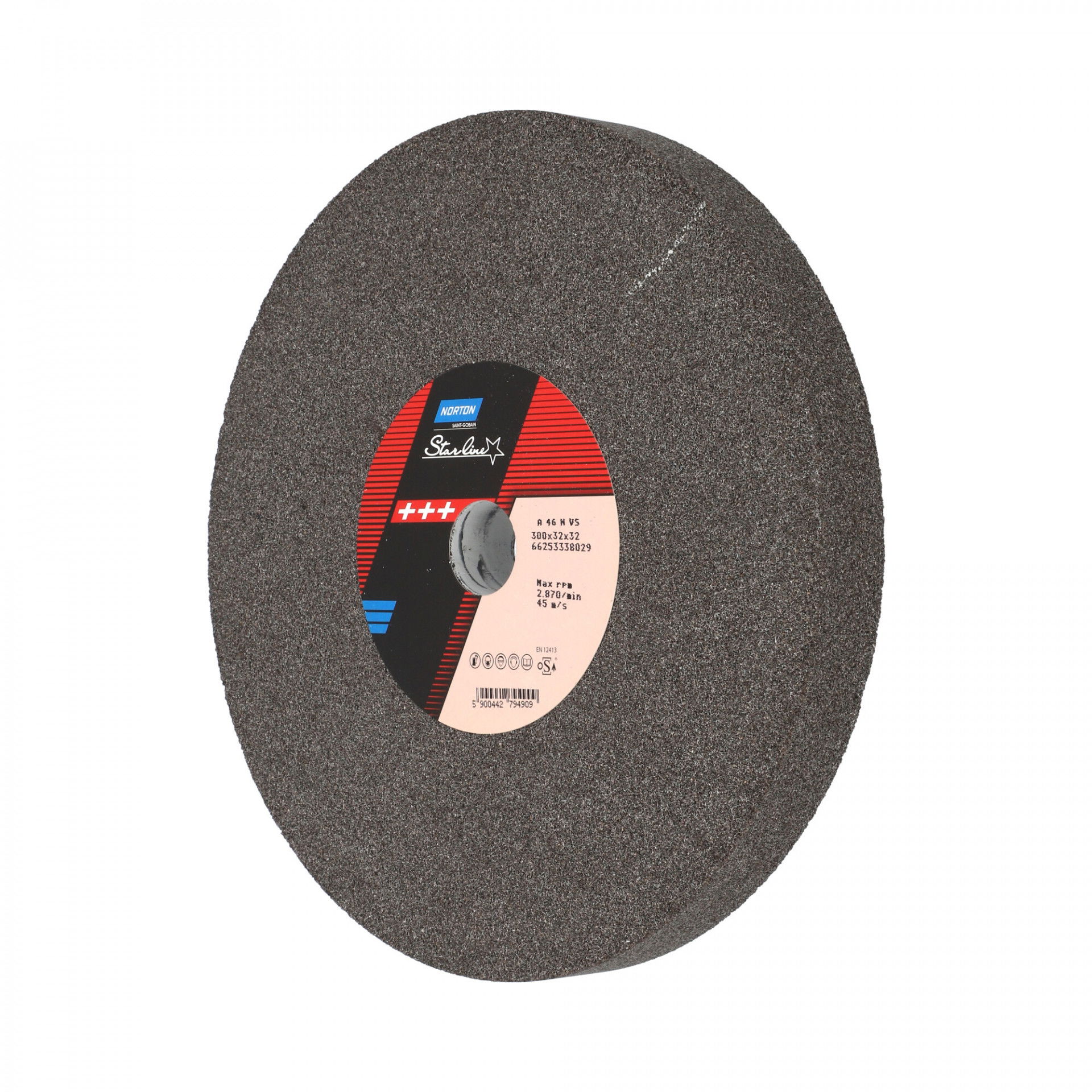 Norton Starline Alumínium-oxid köszörűkorong Ø300x32x32 mm A 46 N VS termék fő termékképe