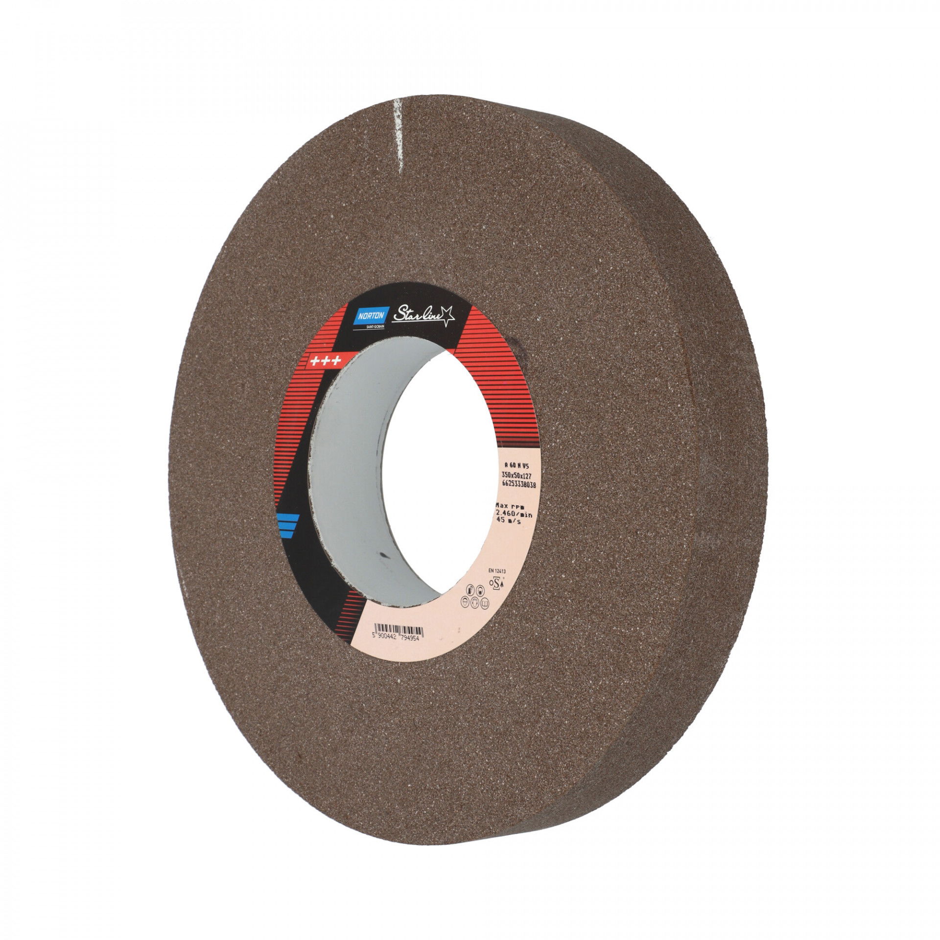 Norton Starline Alumínium-oxid köszörűkorong Ø350x50x127 mm A 46 N VS, 3 db/csomag termék fő termékképe