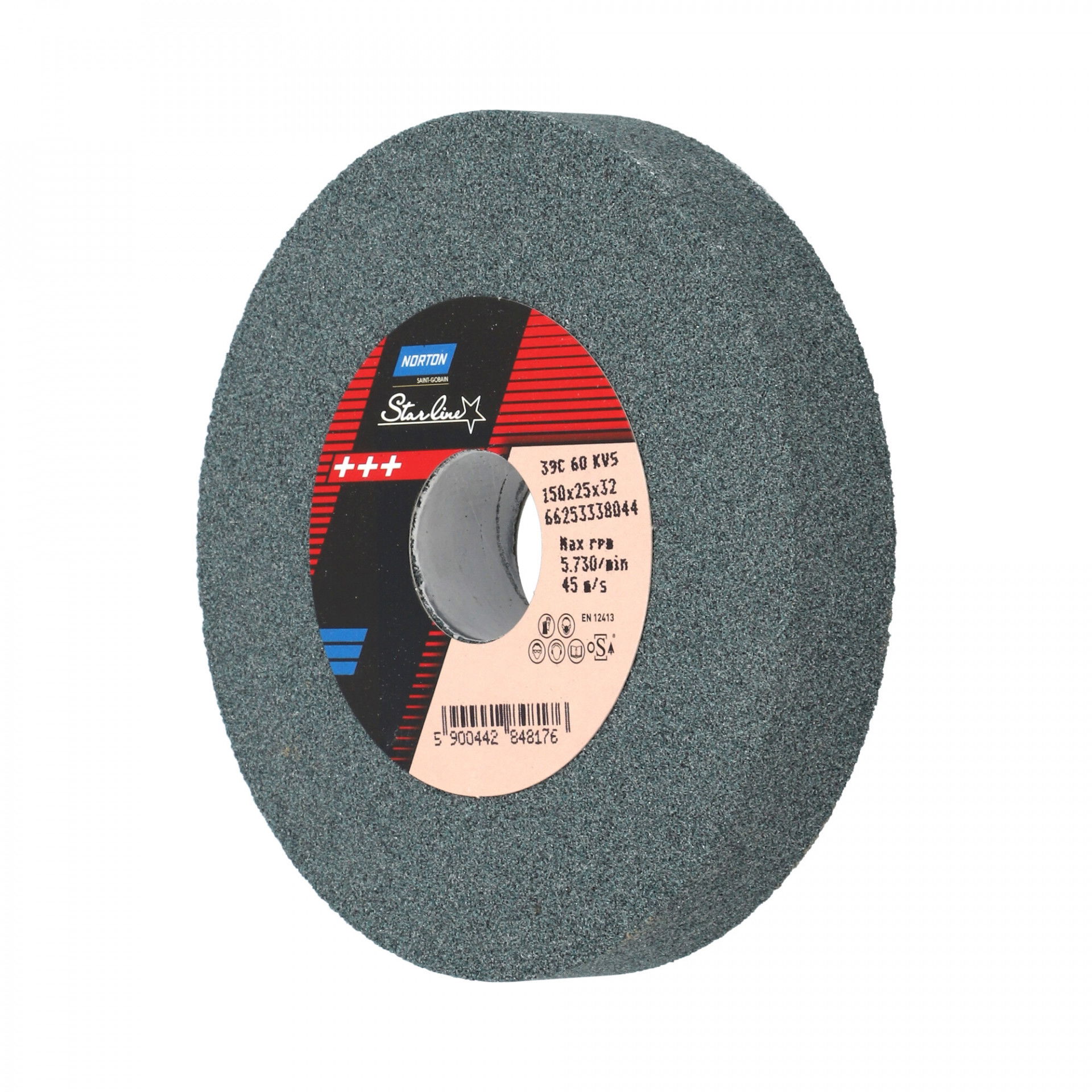 Norton Starline Szilícium-karbid köszörűkorong Ø150x25x32 mm 39C 60 K VS, 2 db/csomag termék fő termékképe