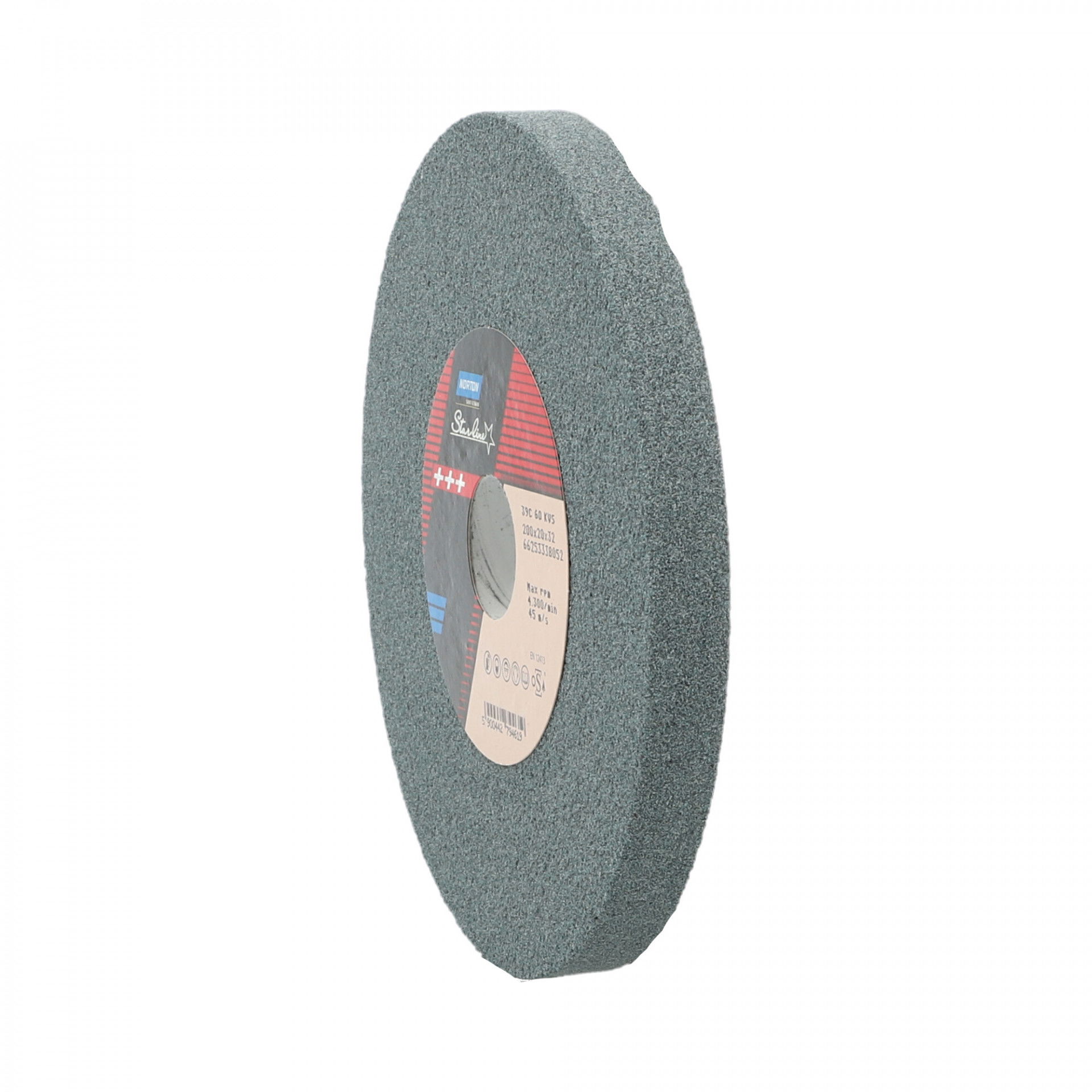 Norton Starline Szilícium-karbid köszörűkorong Ø200x20x32 mm 39C 60 K VS, 2 db/csomag termék fő termékképe