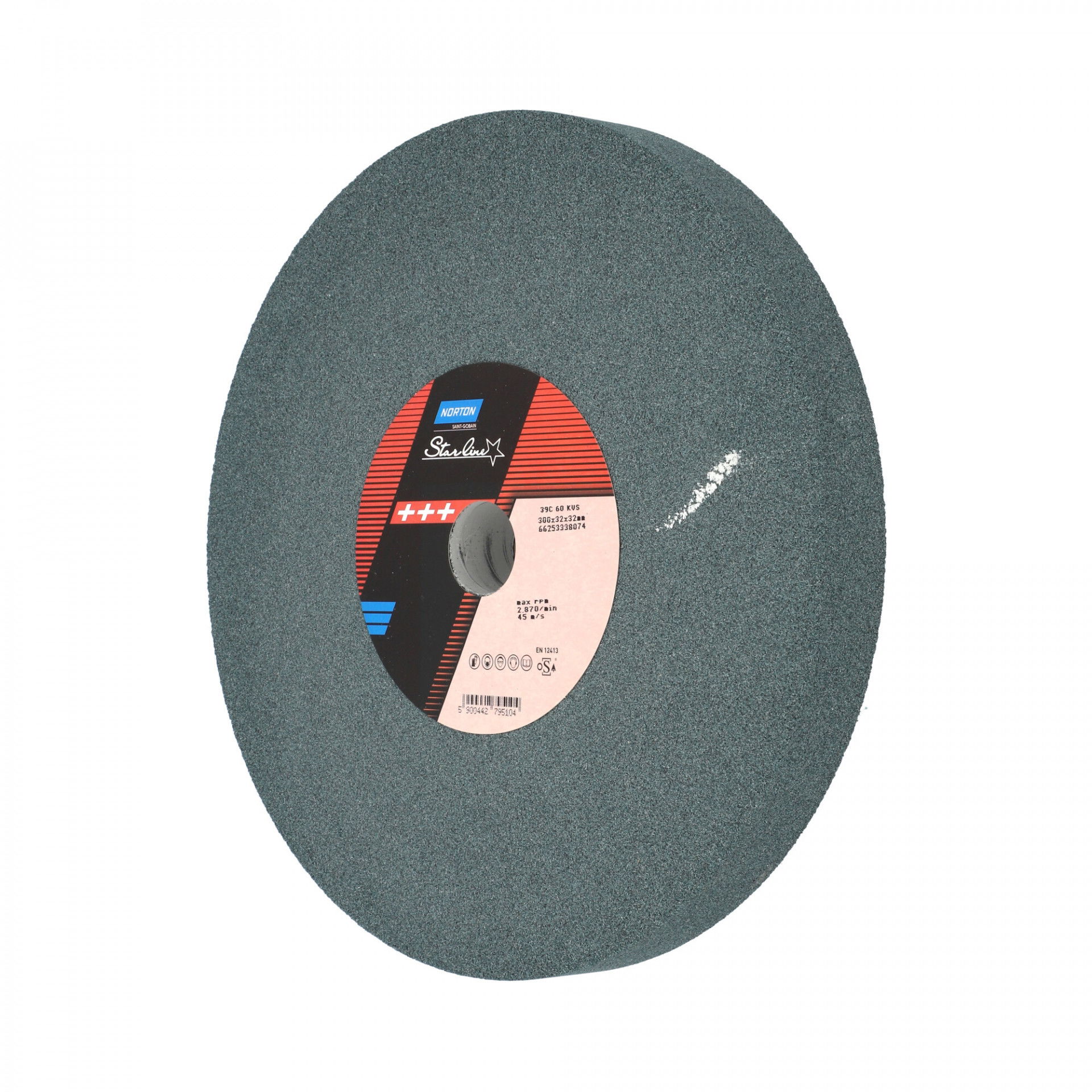 Norton Starline Szilícium-karbid köszörűkorong Ø300x32x32 mm 39C 80 K VS termék fő termékképe