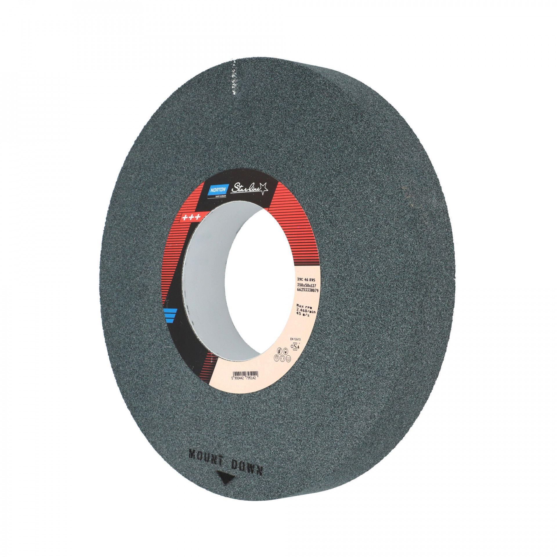 Norton Starline Szilícium-karbid köszörűkorong Ø350x50x127 mm 39C 46 K VS termék fő termékképe
