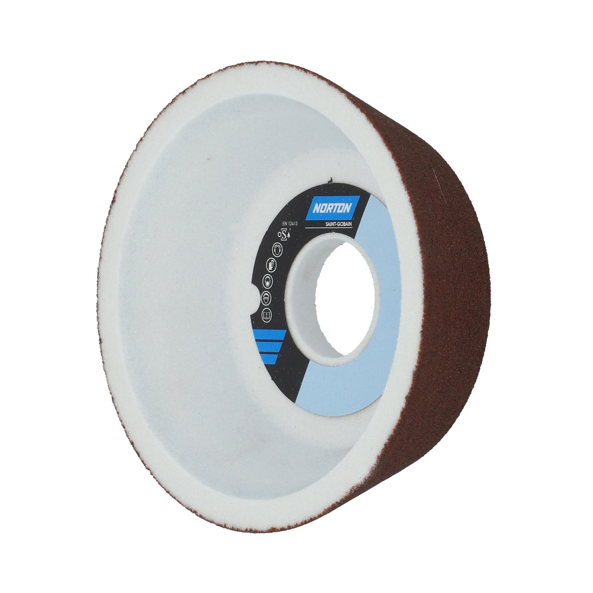 Norton Kúpos fazék alakú köszörűkorong Ø125x40x31,75 mm 38A 60 J6 VS3, 2 db/csomag termék fő termékképe