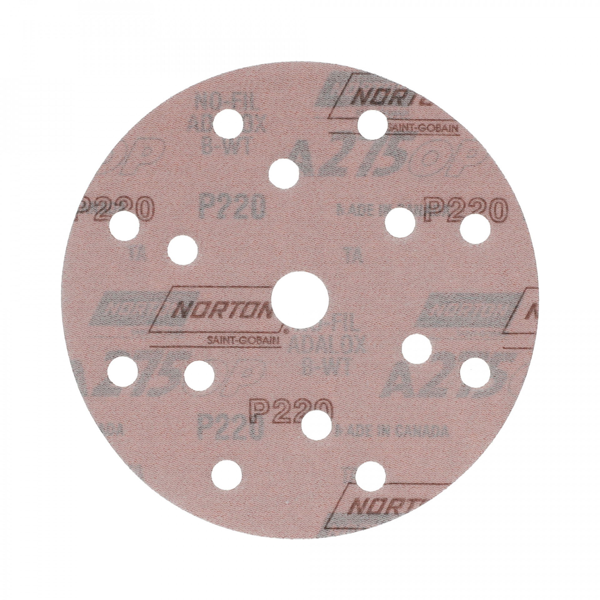 Norton Pro A275 csiszolókorong Ø150 mm 14+1 Lyukas P220, 100 db/csomag termék fő termékképe