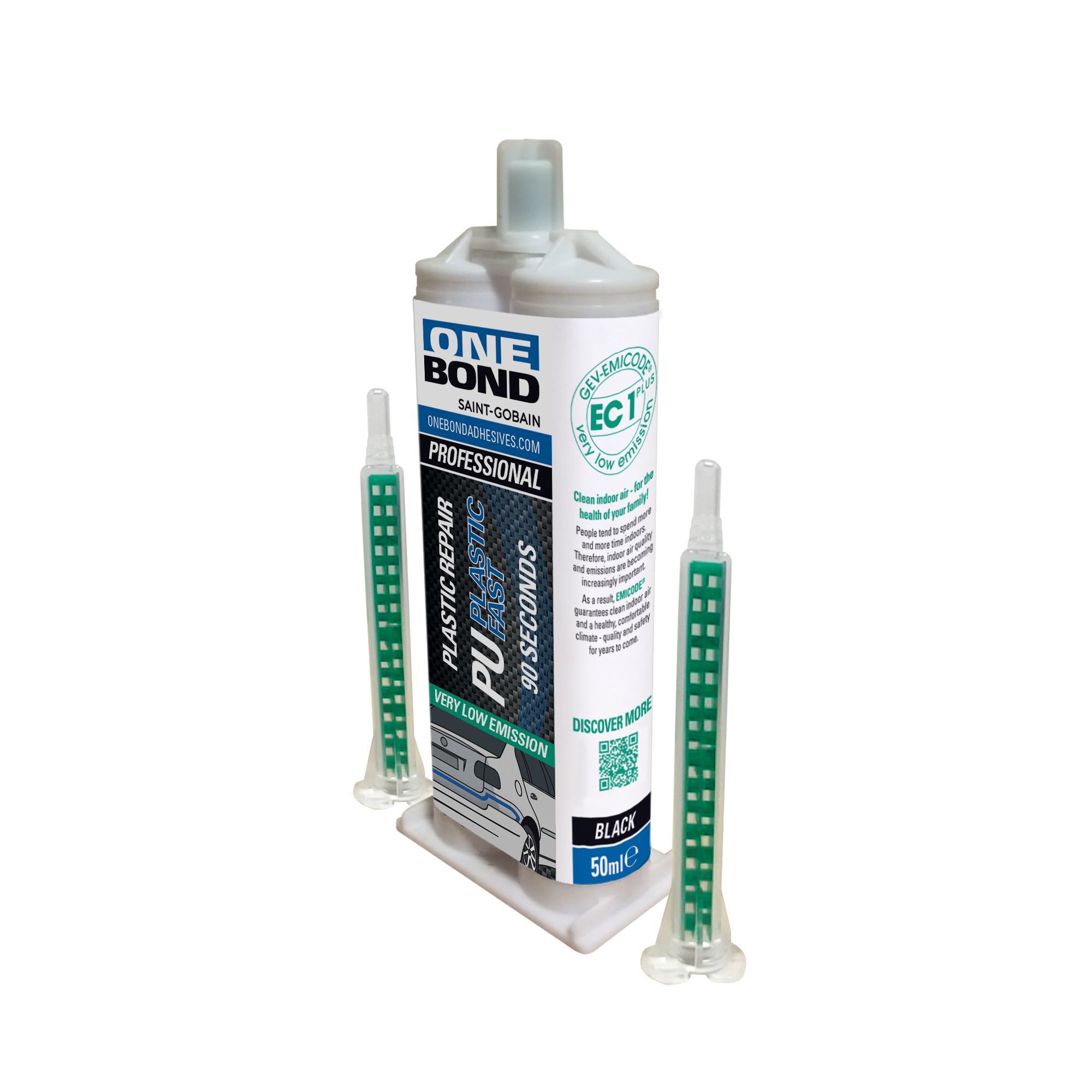 OneBond PU Plastic Fast 90sec LE műanyag ragasztó 50ml NE, 20 db/csomag termék fő termékképe