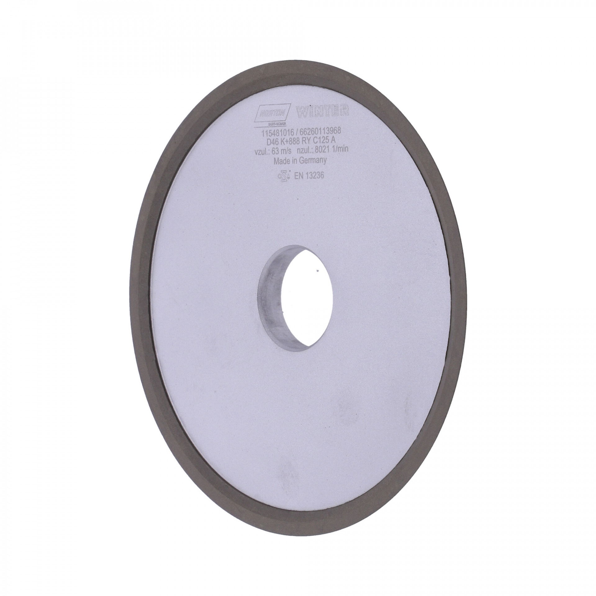 Norton Gyémánt köszörűkorong Ø150x4x2 mm ASD64 C125 K+921 termék fő termékképe