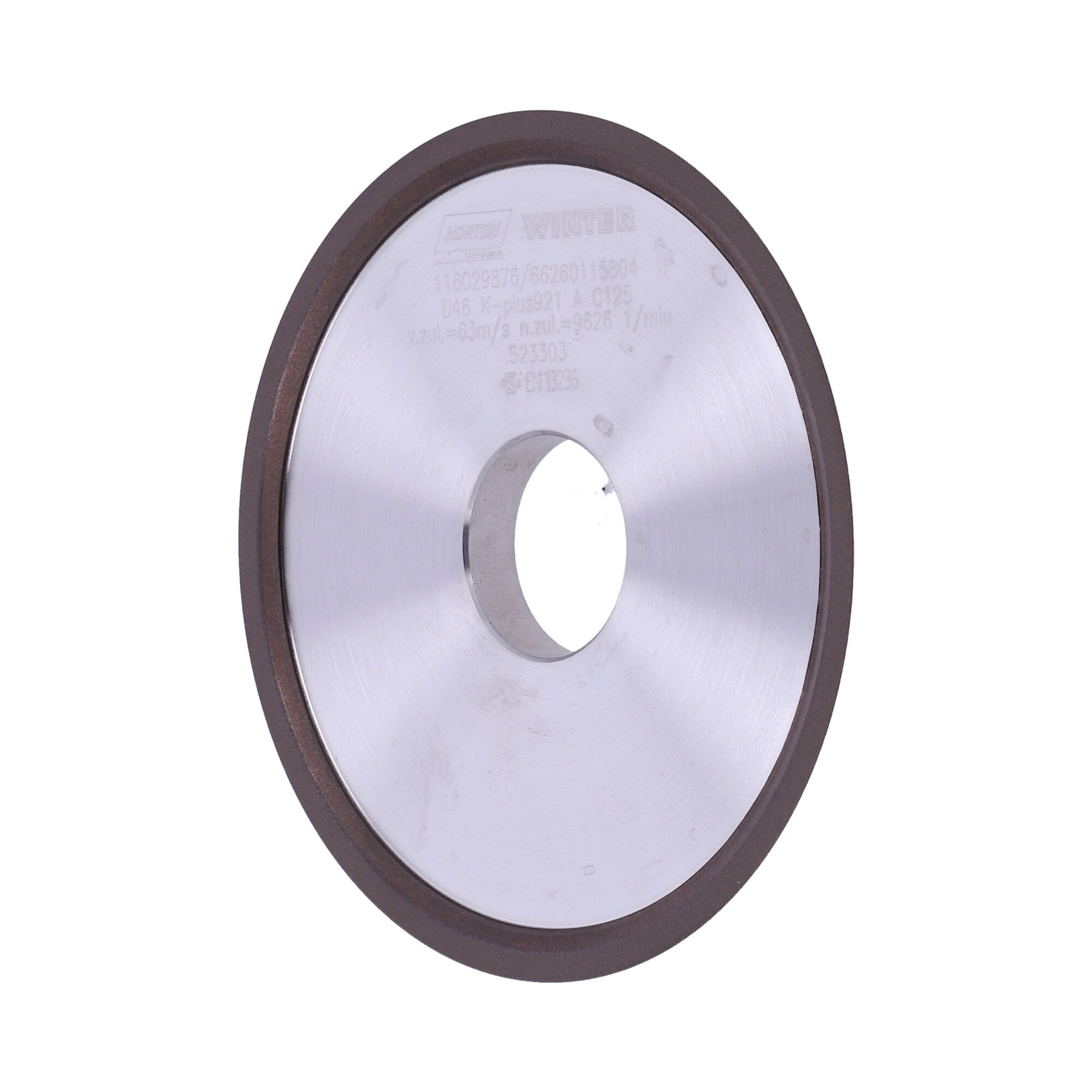 Norton Gyémánt köszörűkorong Ø125x4x2 mm ASD46 C125 K+921 termék fő termékképe