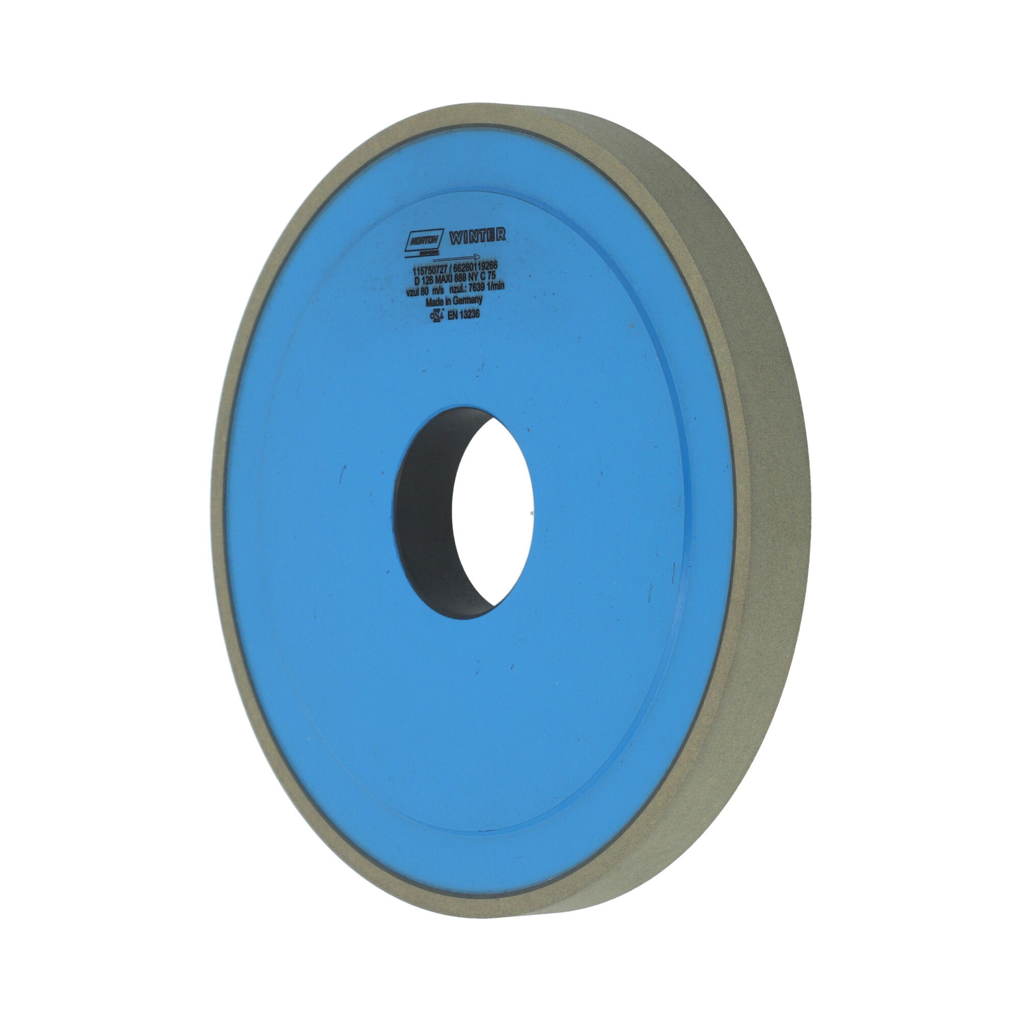 Norton Gyémánt köszörűkorong Ø250x10x5 mm ASD91 C75 MAXI280 termék fő termékképe