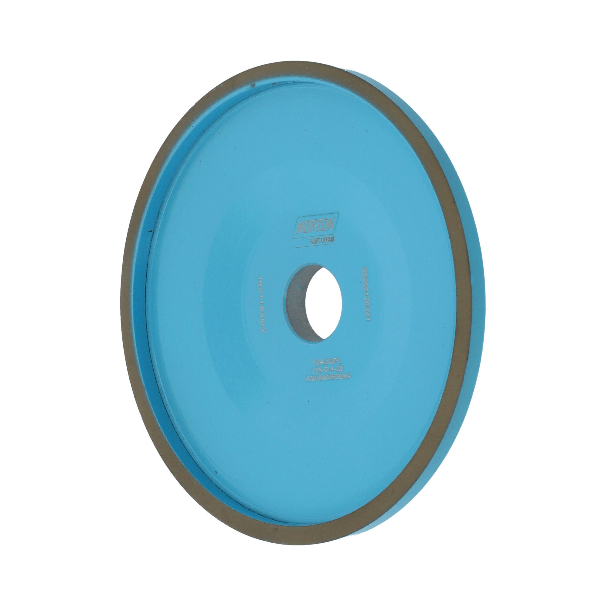 Norton Gyémánt köszörűkorong Ø125x5x4 mm ASD126 R75 B99 termék fő termékképe