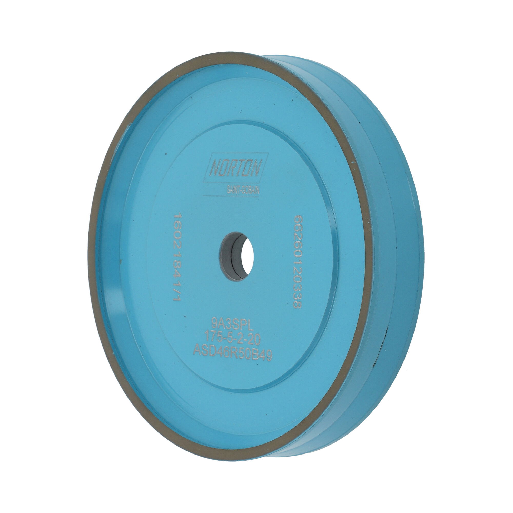 Norton Gyémánt köszörűkorong Ø175x5x2 mm ASD46 R50 B49 termék fő termékképe