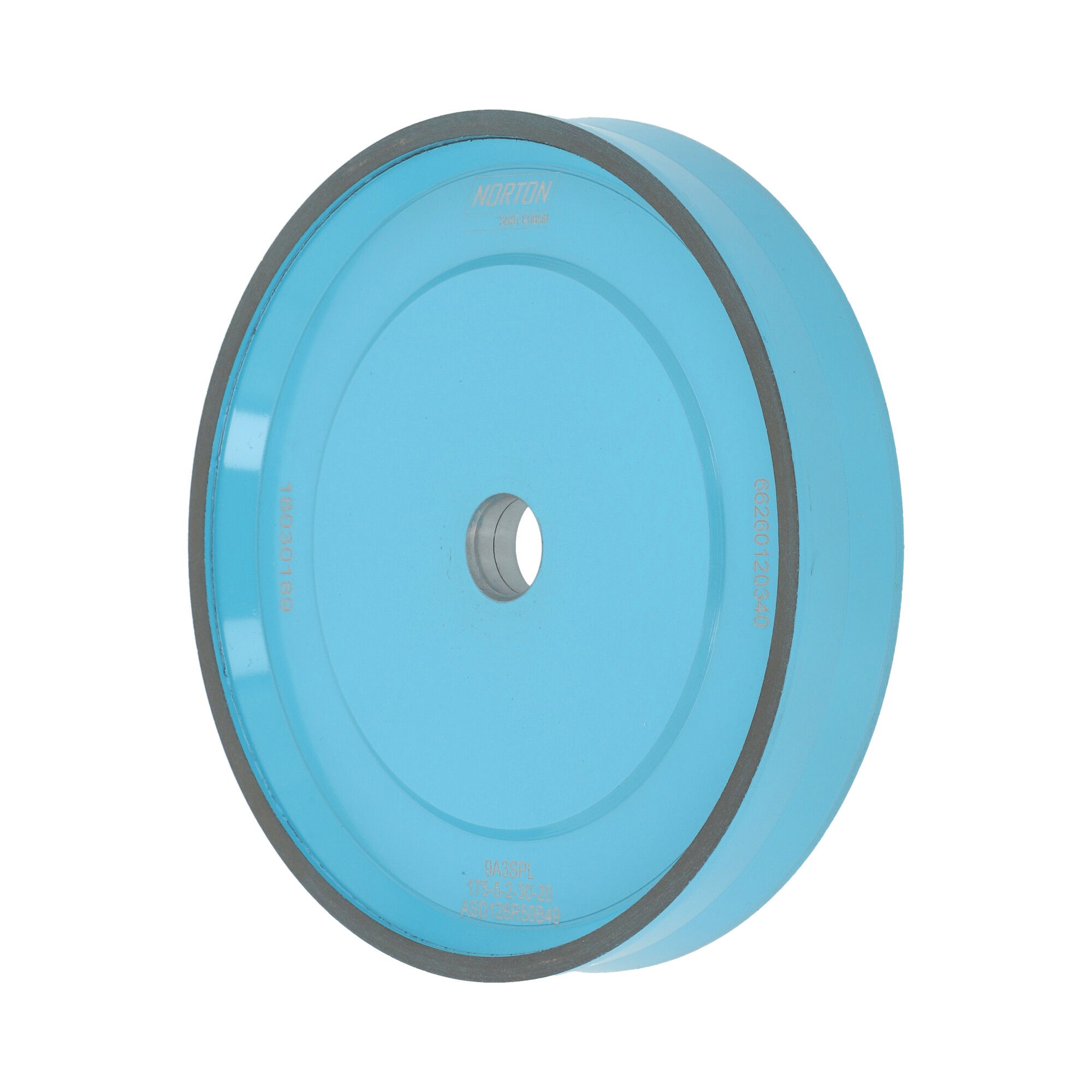 Norton Gyémánt köszörűkorong Ø175x5x2 mm ASD126 R50 B49 termék fő termékképe